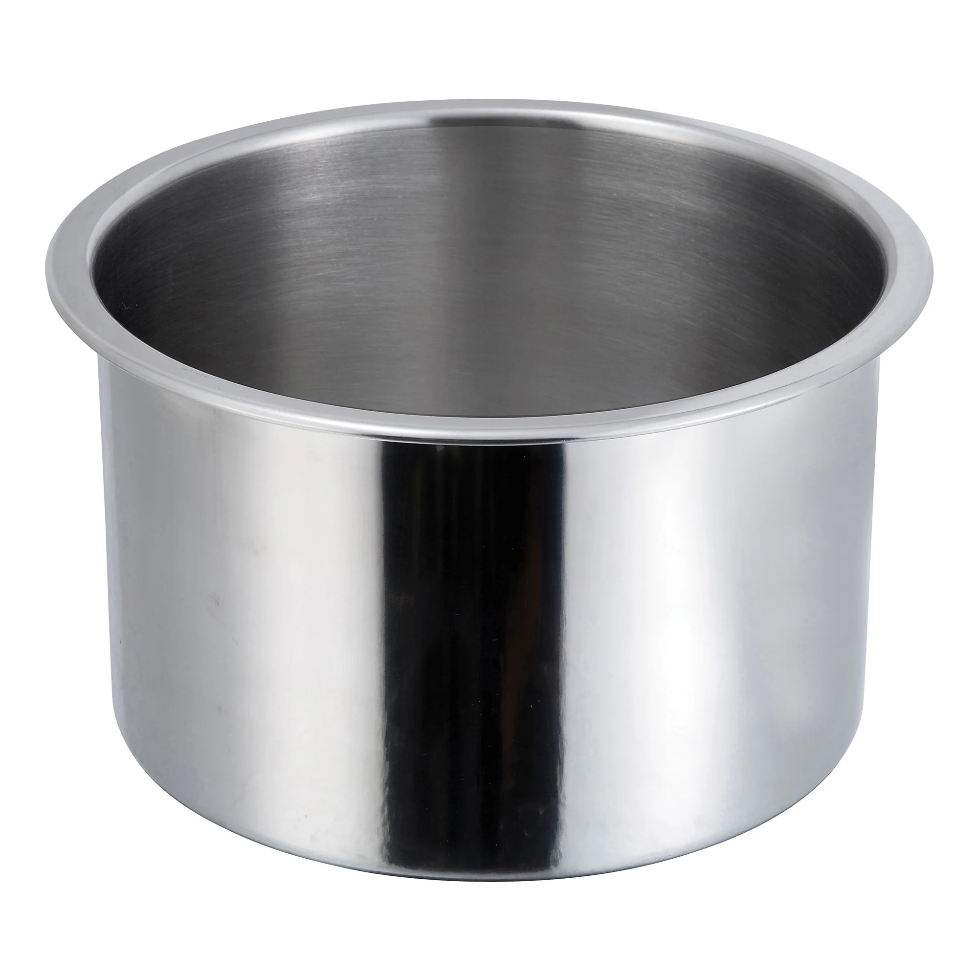 Winco 211-WP 11 Qt. Round Chafer Water Pan Stainless Steel with Durable Design - Image 2