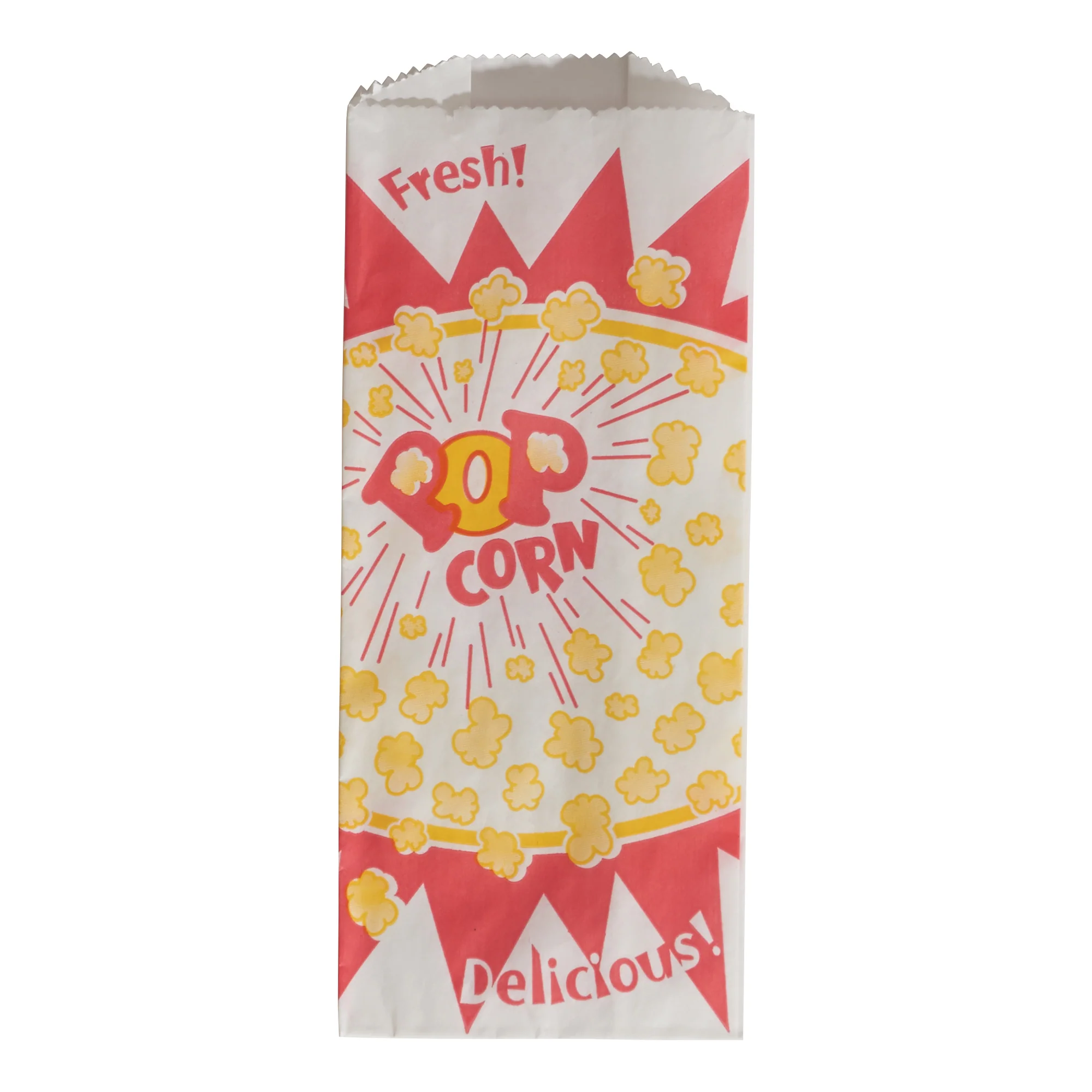 Winco 41002CS BenchmarkUSA Popcorn Paper Bags - 1.5 oz - 1,000 pieces/case - Image 3