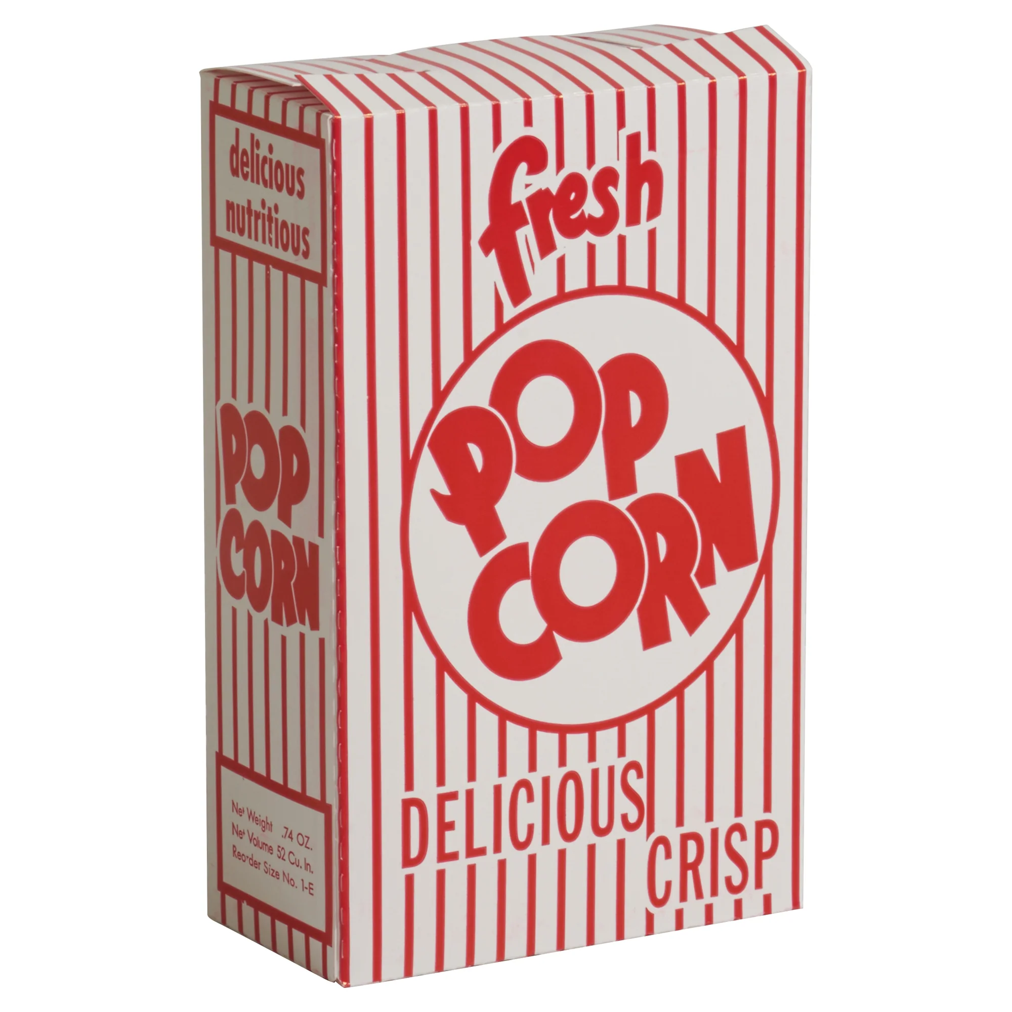Winco 41549CS 0.75 Oz Closed Top Popcorn Box with 500 Boxes per Case - Image 2
