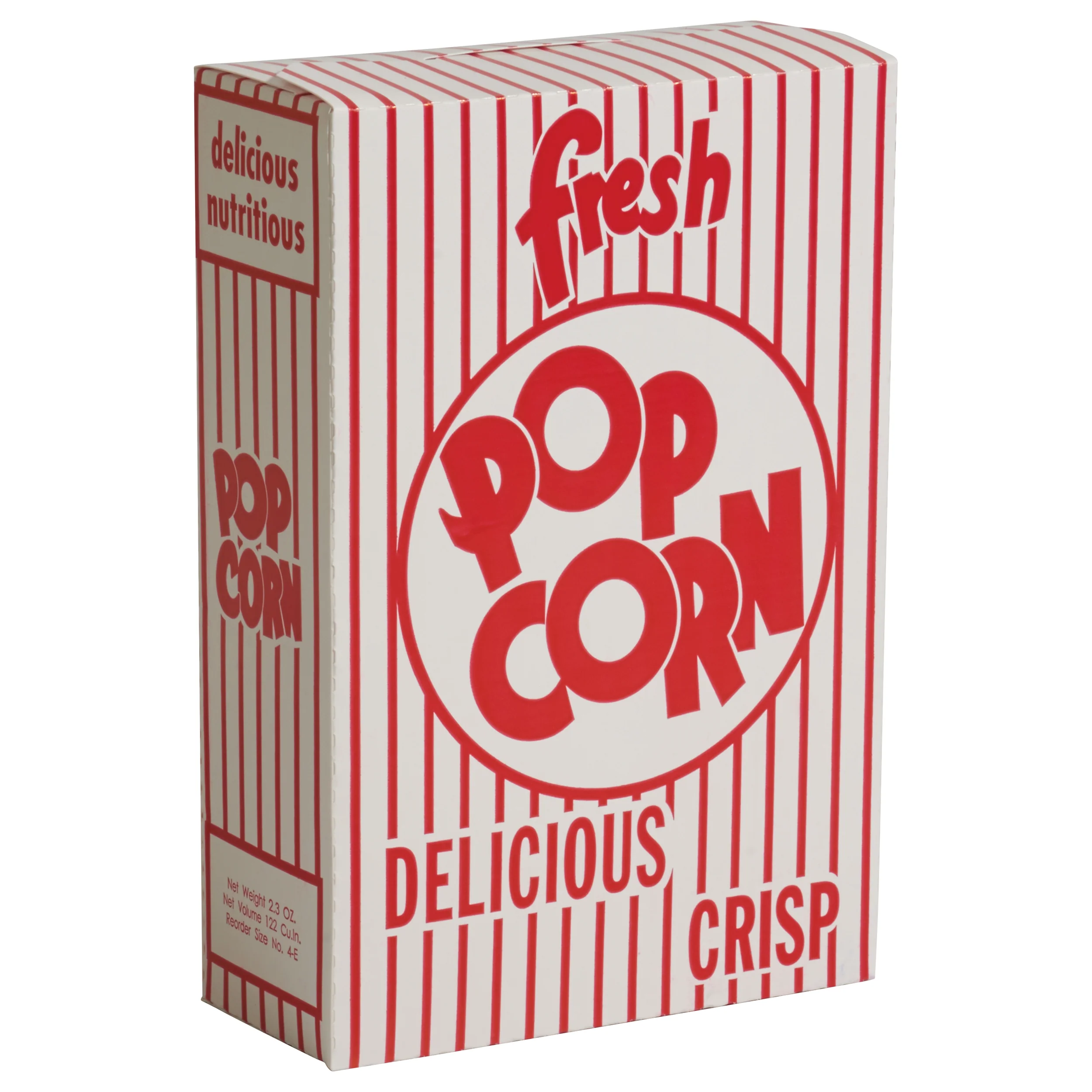 Winco 41574CS 2.3 Oz Closed Top Popcorn Box 5-3/4 Inch Wide 250 Boxes Cases - Image 2