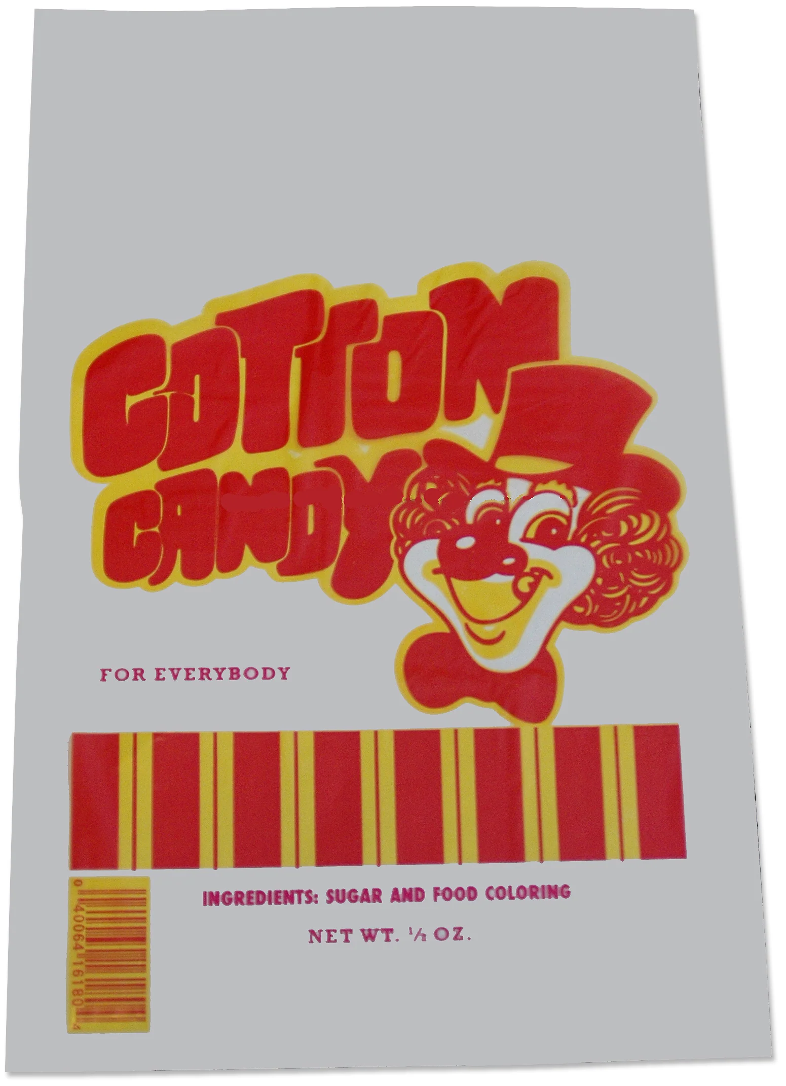 Winco 83001CS 14 Inch Poly Serving Bags for Cotton Candy 1000 Bags Per Case - Image 2