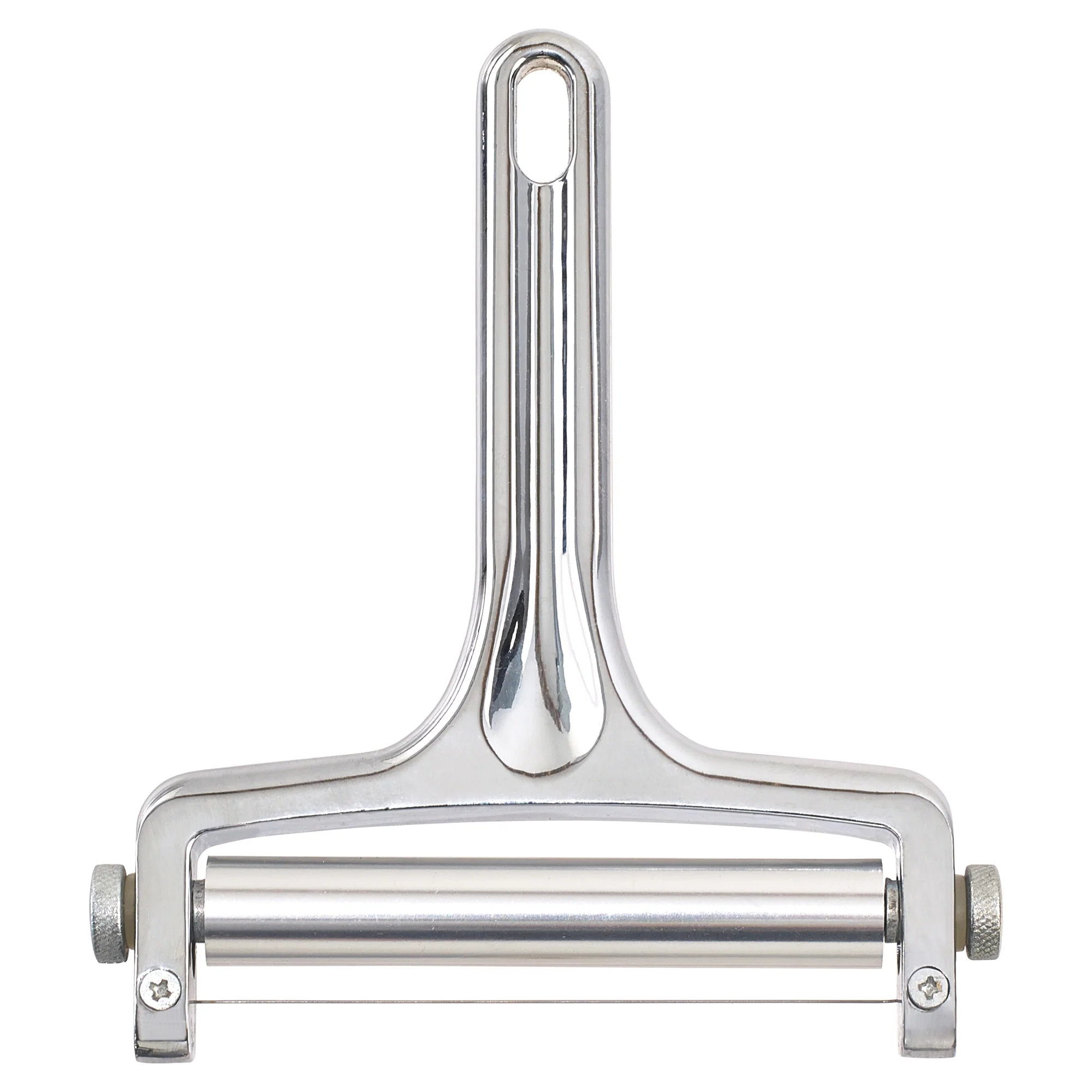 Winco ACS-4 4 Inch Round Cheese Cutter Cast Aluminum with Stainless Steel Wire - Image 2