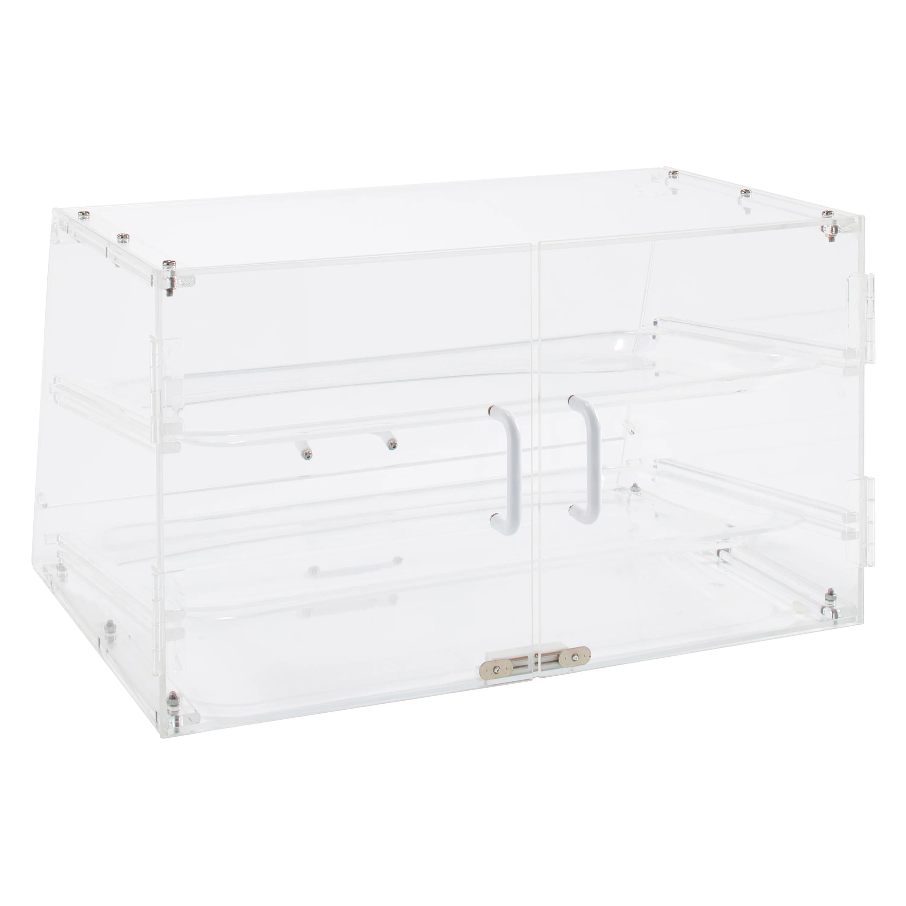 Winco ADC-2 21 Inch Display Case Acrylic Countertop Self-Service with Rear Door - Image 3