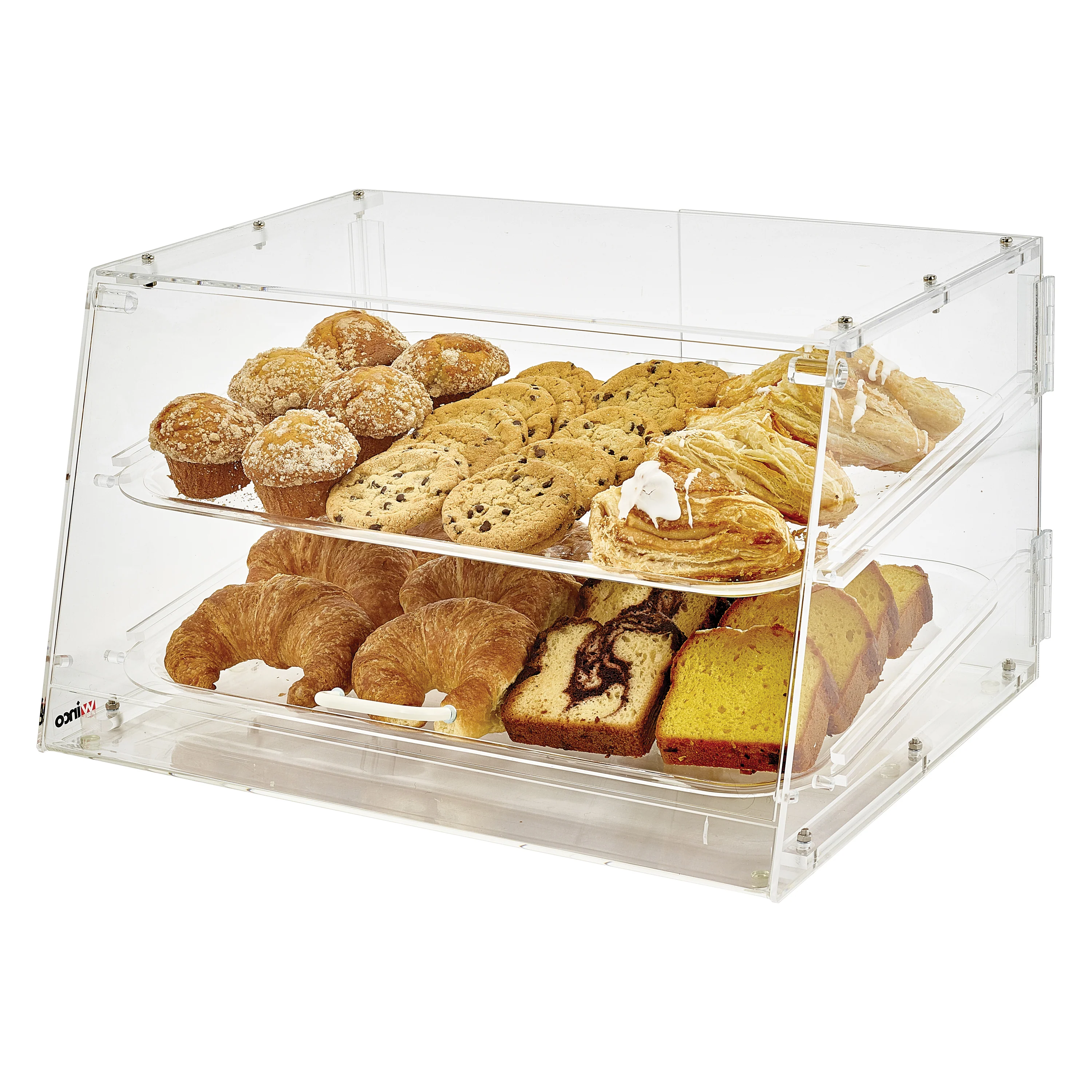 Winco ADC-2 21 Inch Display Case Acrylic Countertop Self-Service with Rear Door - Image 5