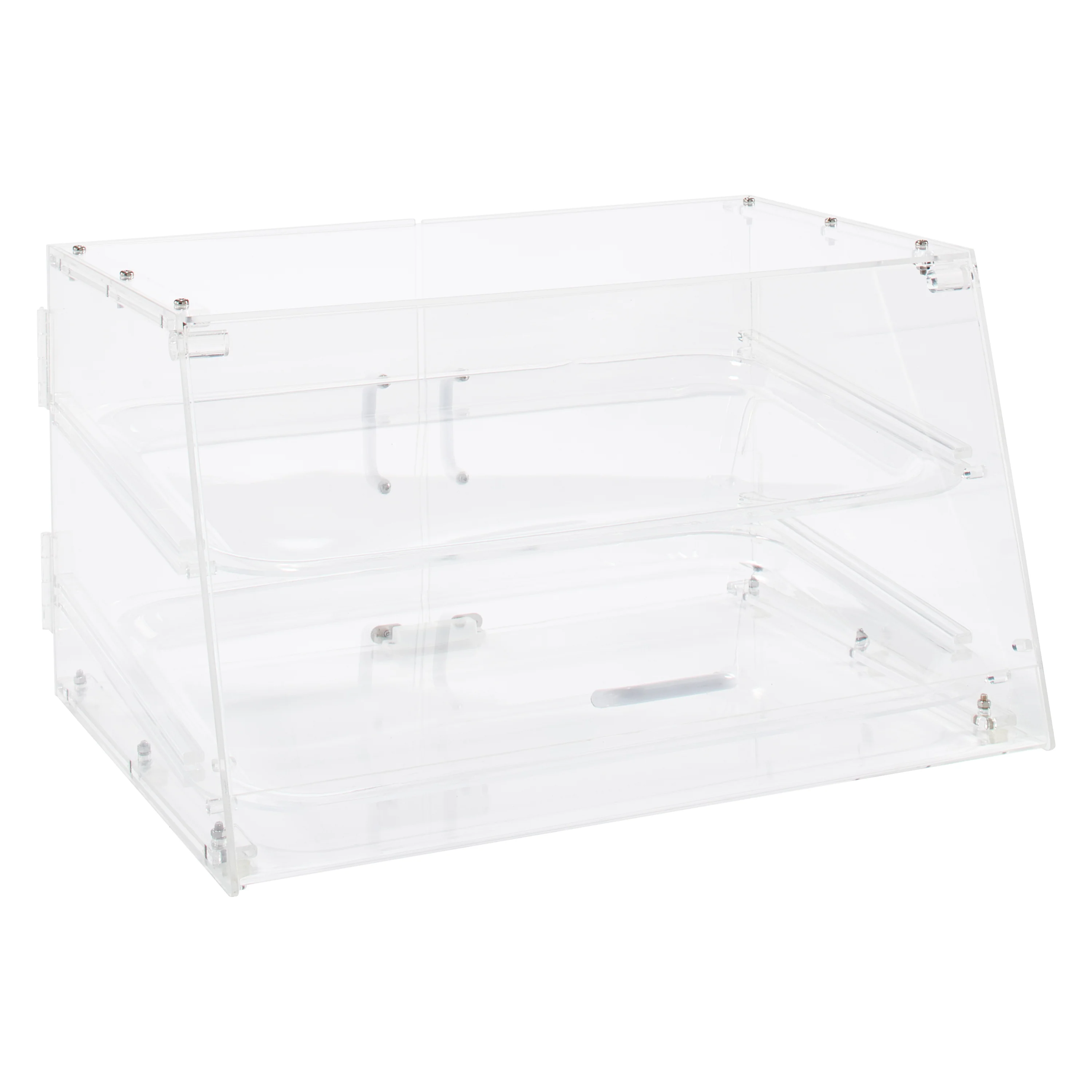 Winco ADC-2 21 Inch Display Case Acrylic Countertop Self-Service with Rear Door - Image 6