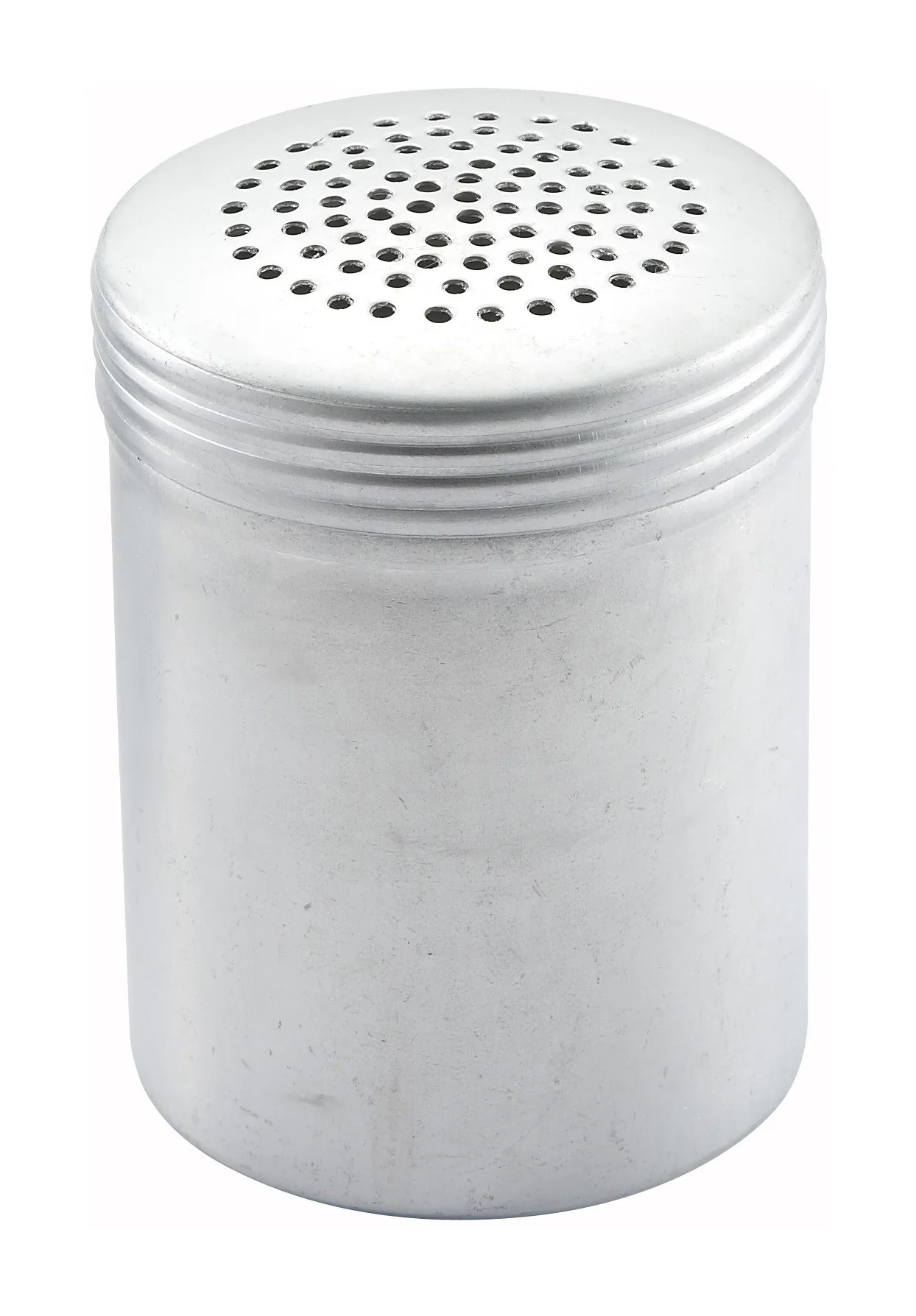 Winco ADRG-10H 10 Oz Aluminum Dredge Without Handle for Seasoning - Image 2