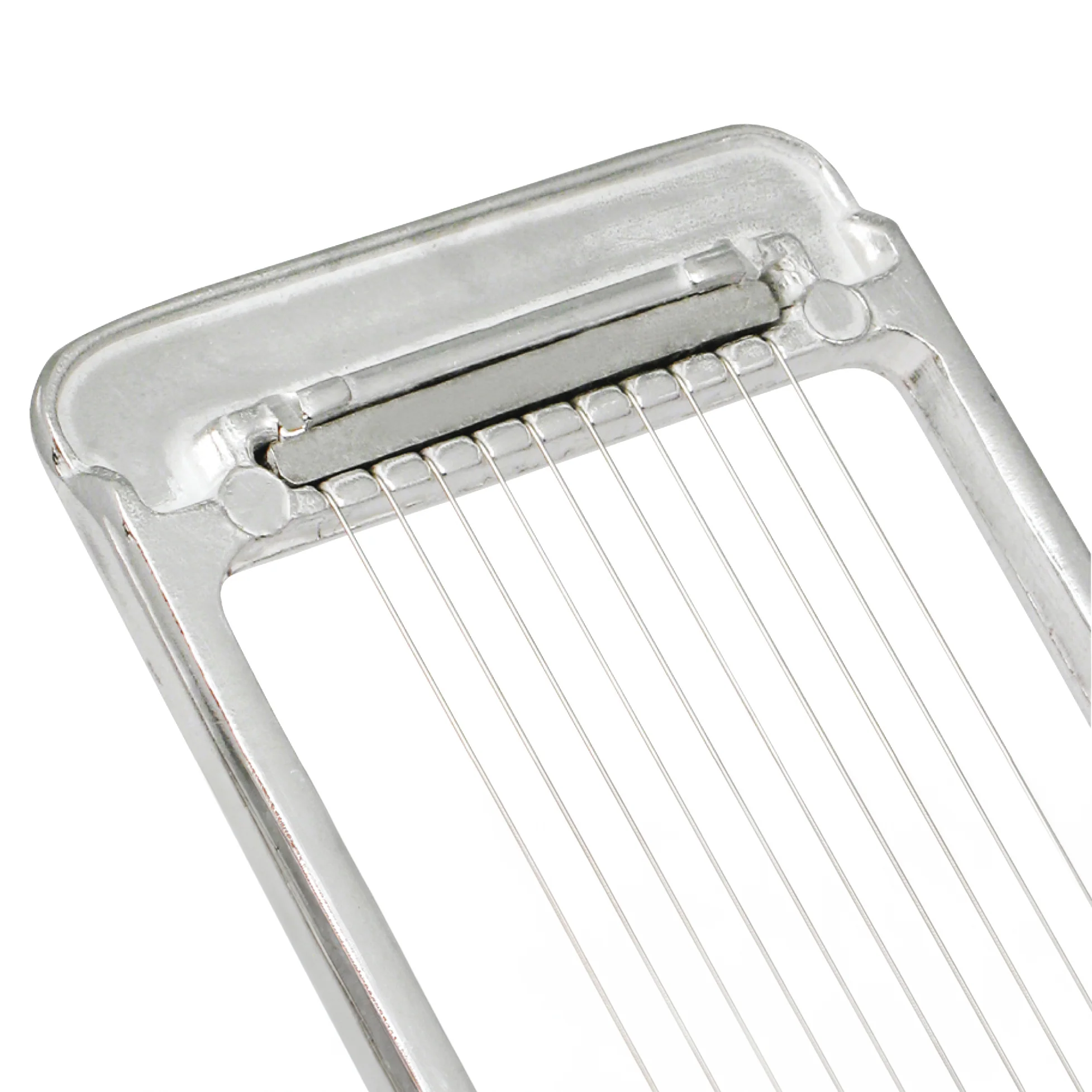 Winco AES-4 Egg Slicer Square Stainless Steel Wires Aluminum Manual Operation - Image 2