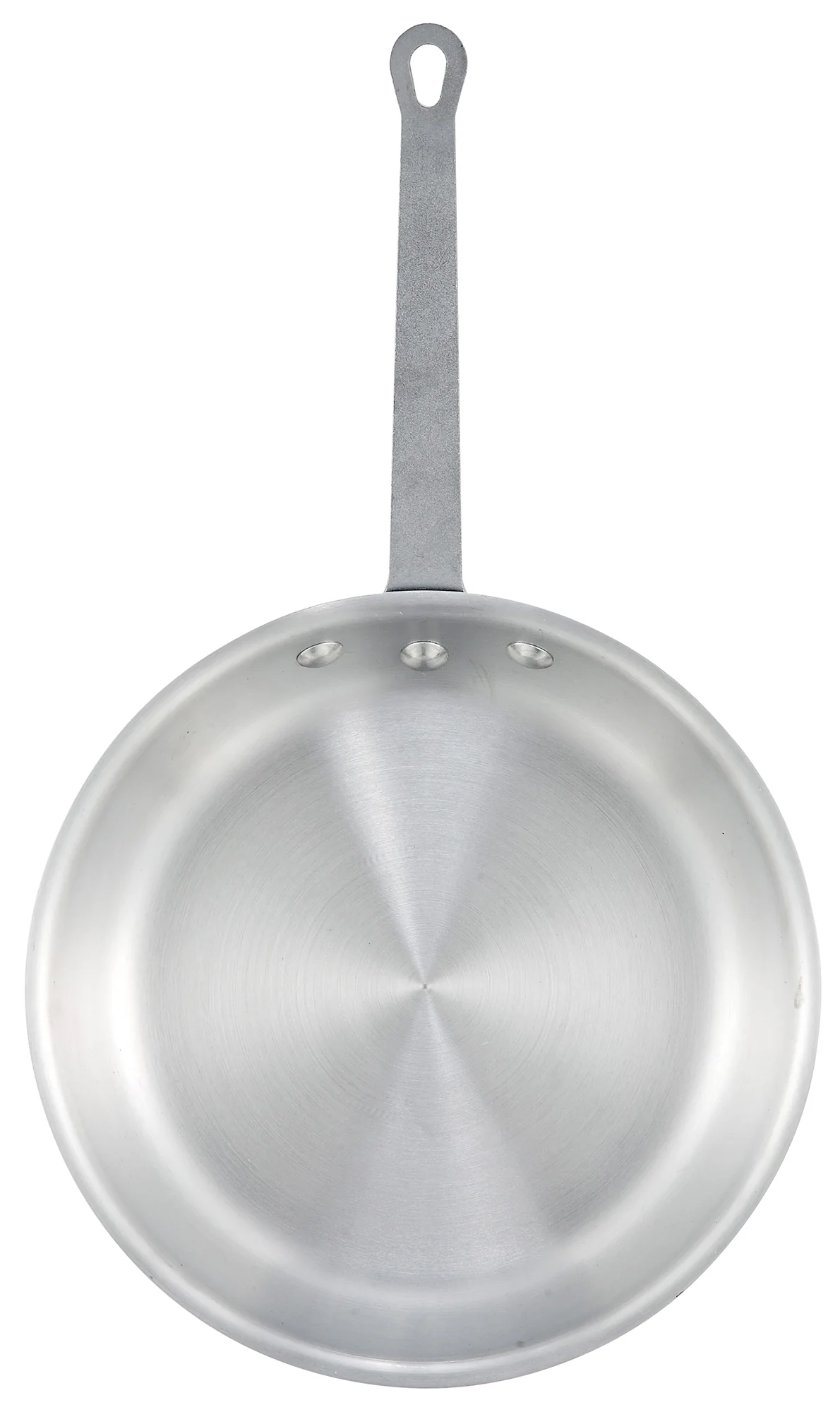 Winco AFP-10A 10 Inch Fry Pan Round Without Lid Riveted Handle Aluminum