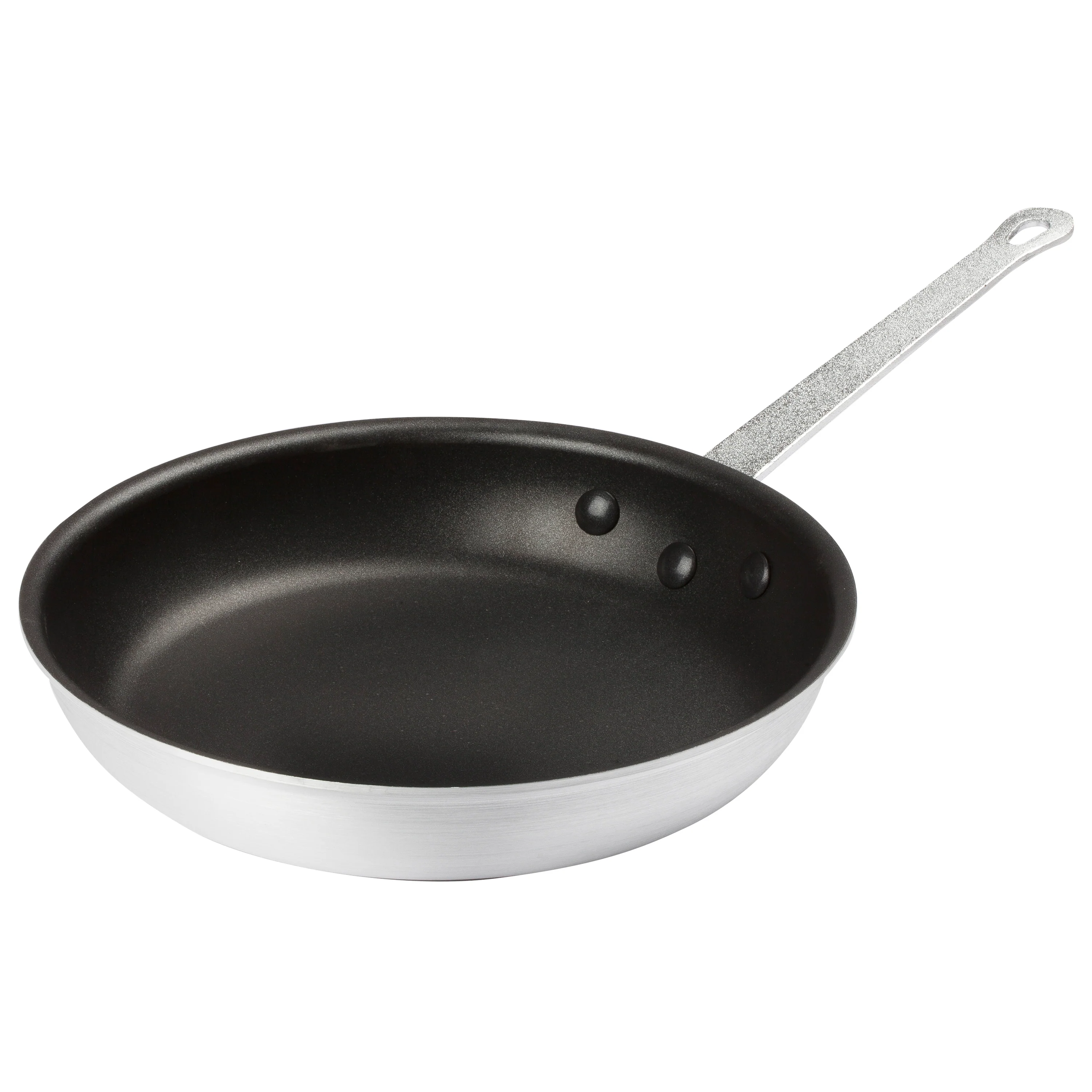 Winco AFP-10NS 10 Inch Fry Pan Round PFOA-free Aluminum Riveted Handle - Image 3