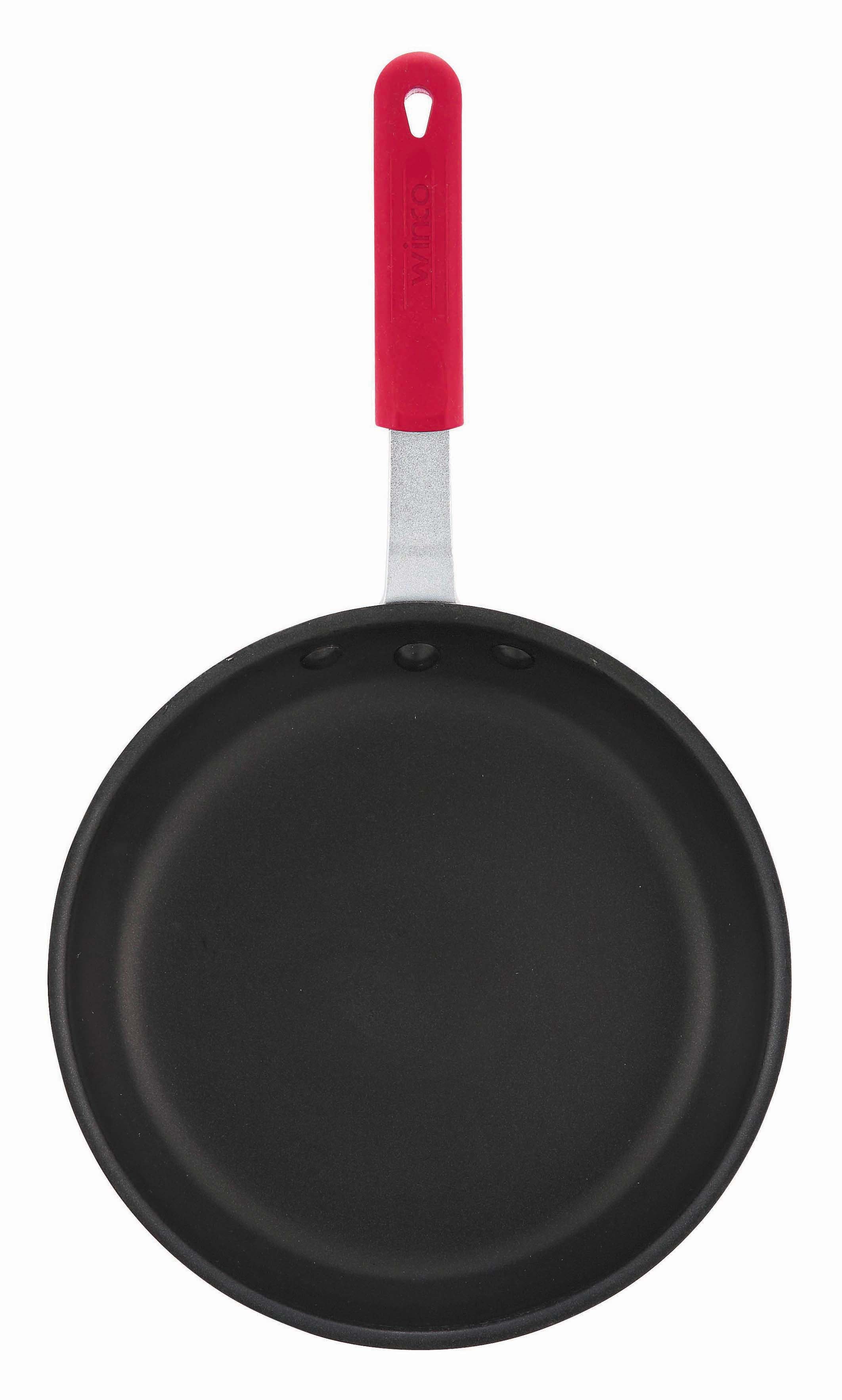 Winco AFP-14NS-H 14 Inch Fry Pan Round Without Lid Riveted Handle Non-Stick Aluminum - Image 3