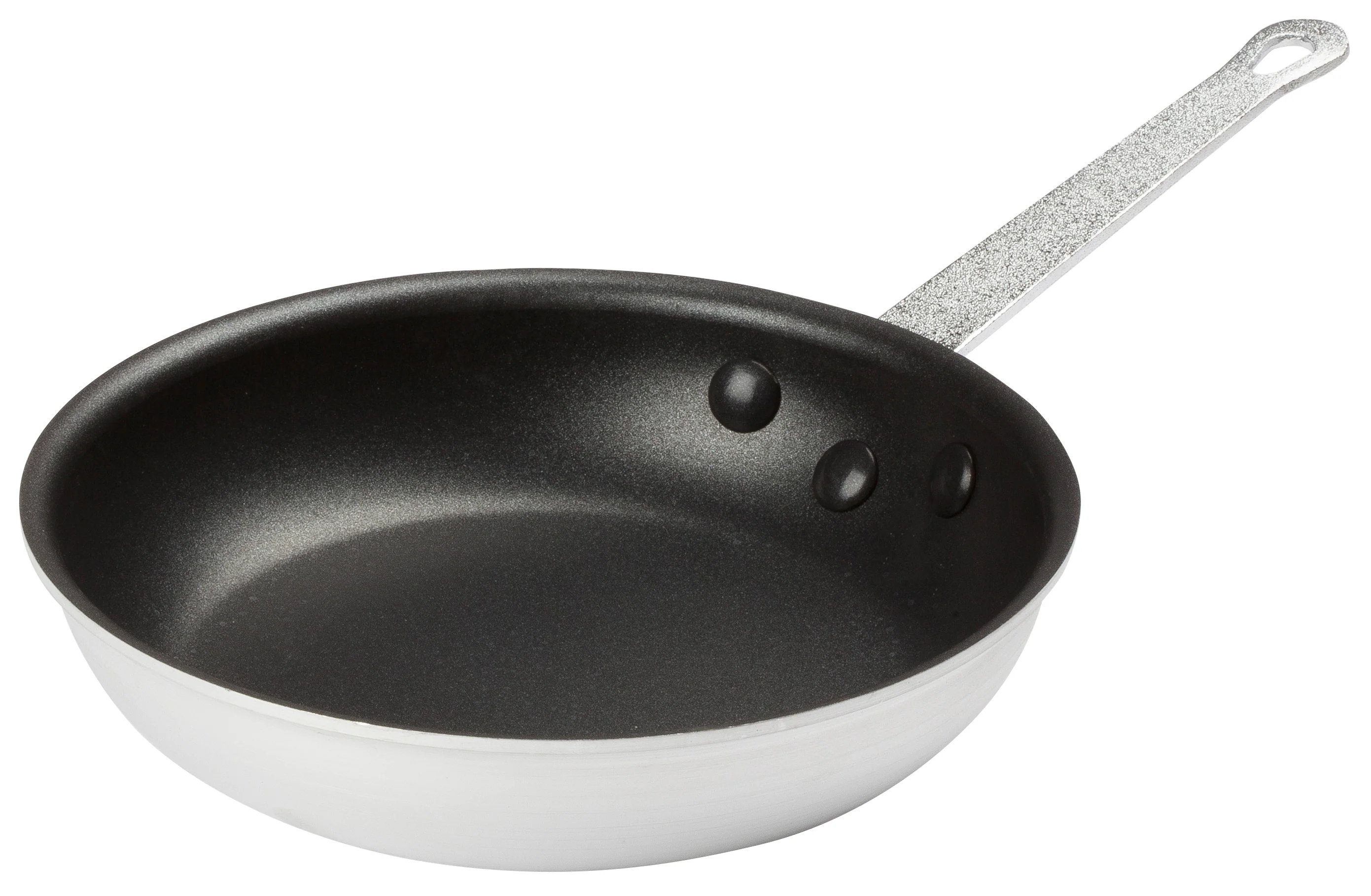 Winco AFP-8XC 8 Inch Fry Pan Round without Lid Riveted Handle Aluminum Non-Stick - Image 2