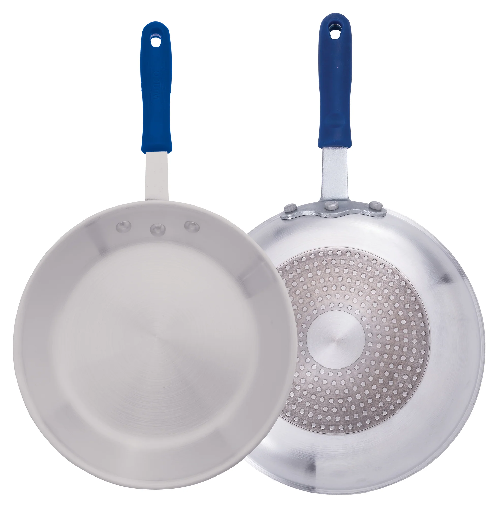 Winco AFPI-12H 12 Inch Fry Pan Riveted Handle Induction Ready Aluminum - Image 2