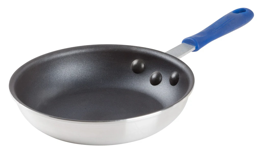 Winco AFPI-8NH 8 Inch Fry Pan Riveted Handle Aluminum Non-Stick - Image 3