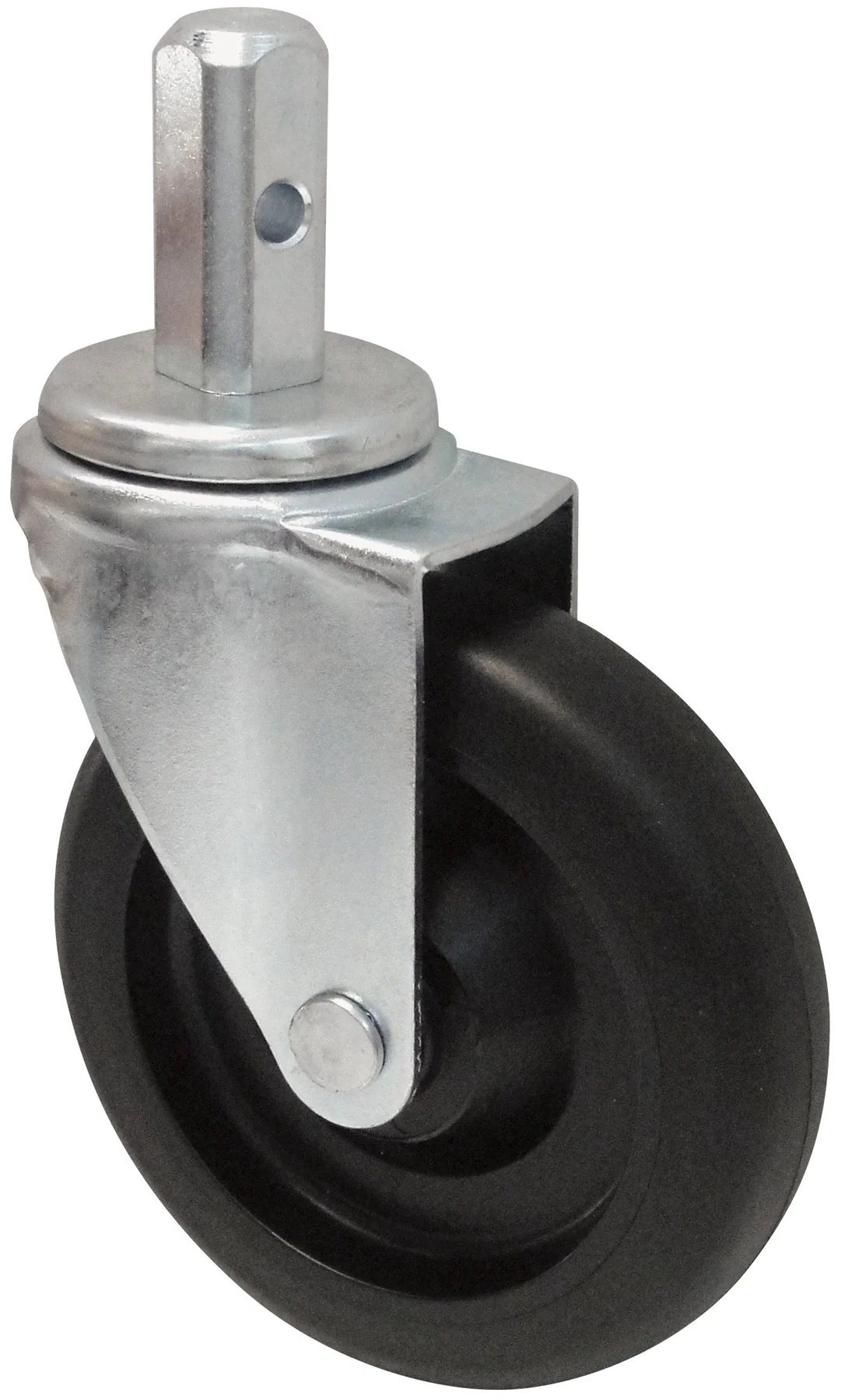 Winco ALRC-5ST 5 Inch Full Swivel Stem Caster Standard Weight Without Brake - Image 2