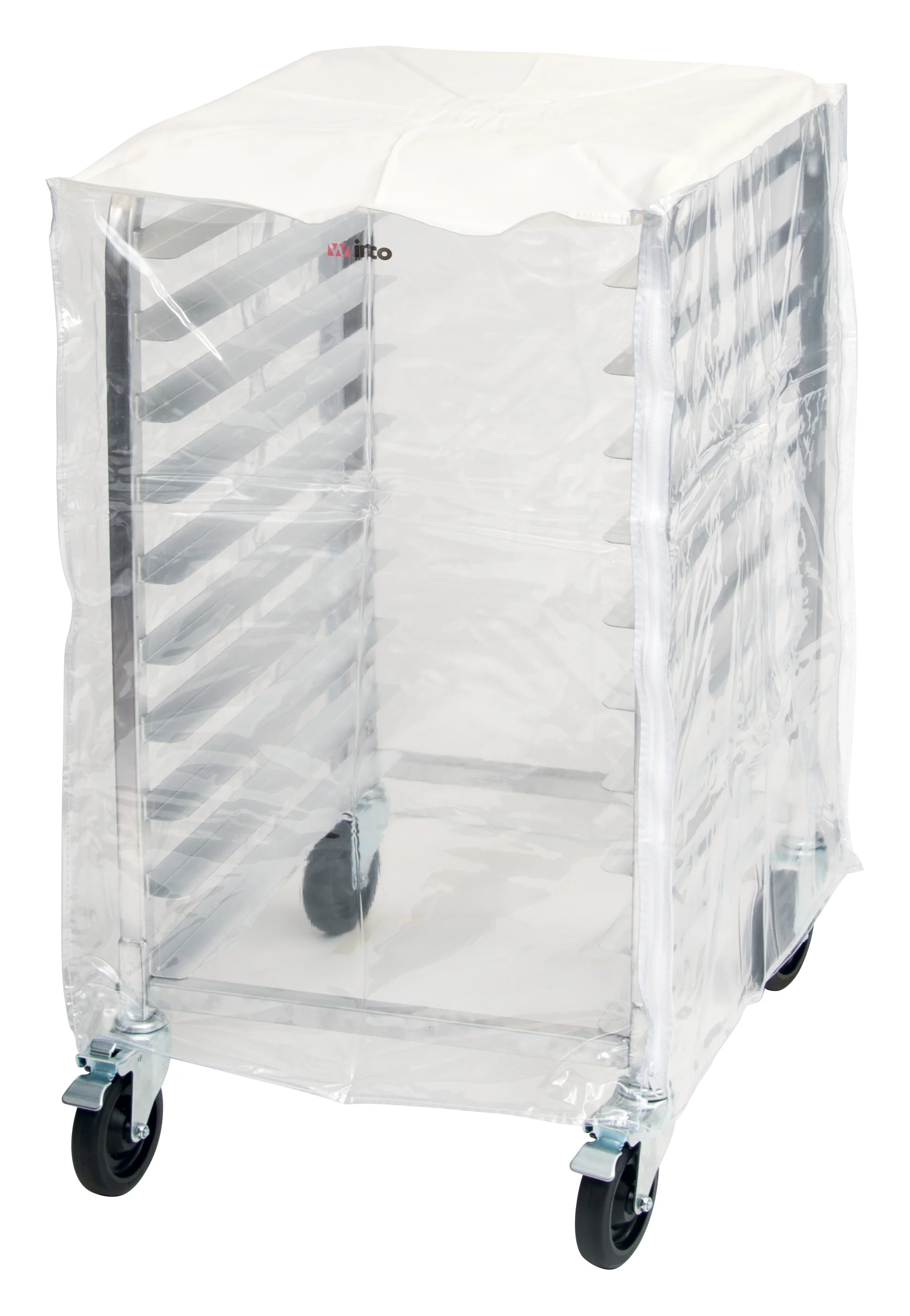 Winco ALRK-10-CV PVC Sheet Pan Rack Cover for 10 Tier Racks Clear