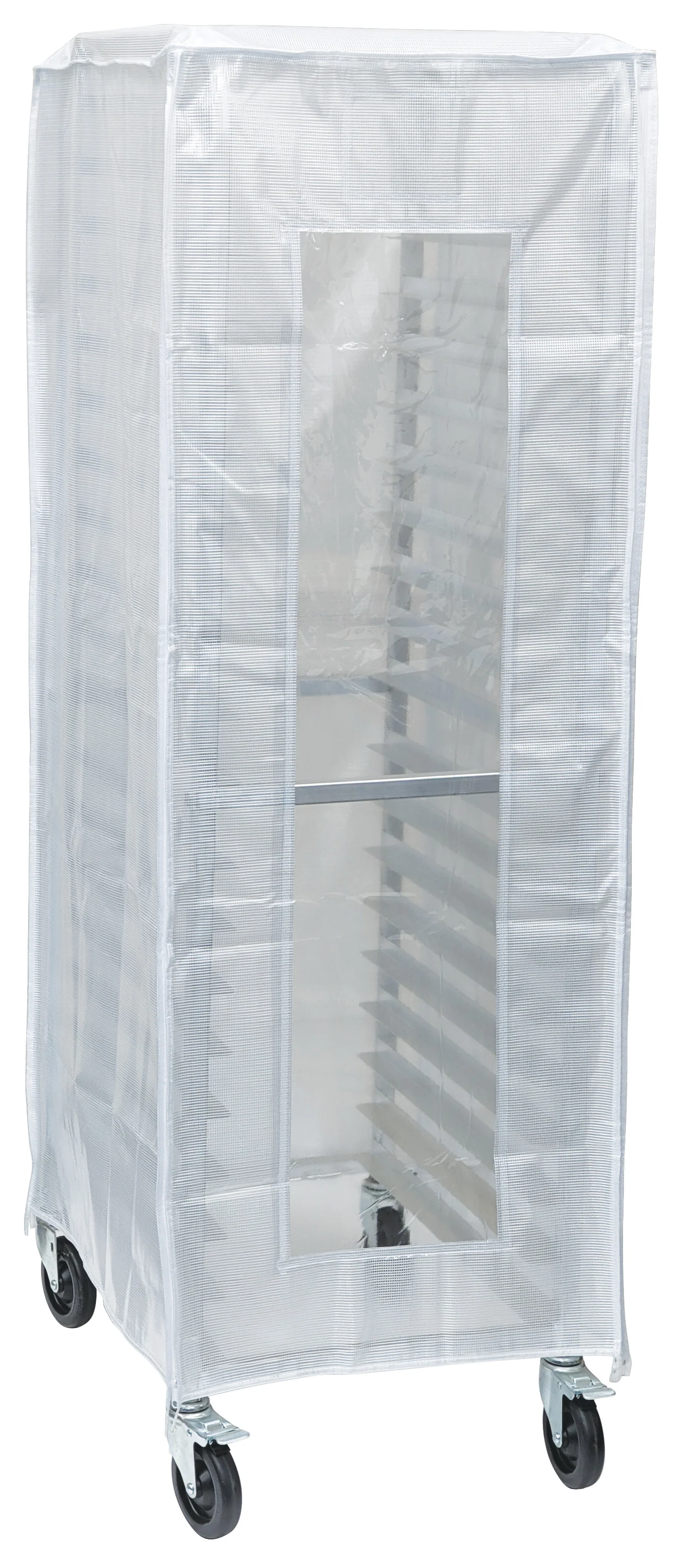 Winco ALRK-20-HC 23 Inch Sheet Pan Rack Cover Heavy Duty with Window White