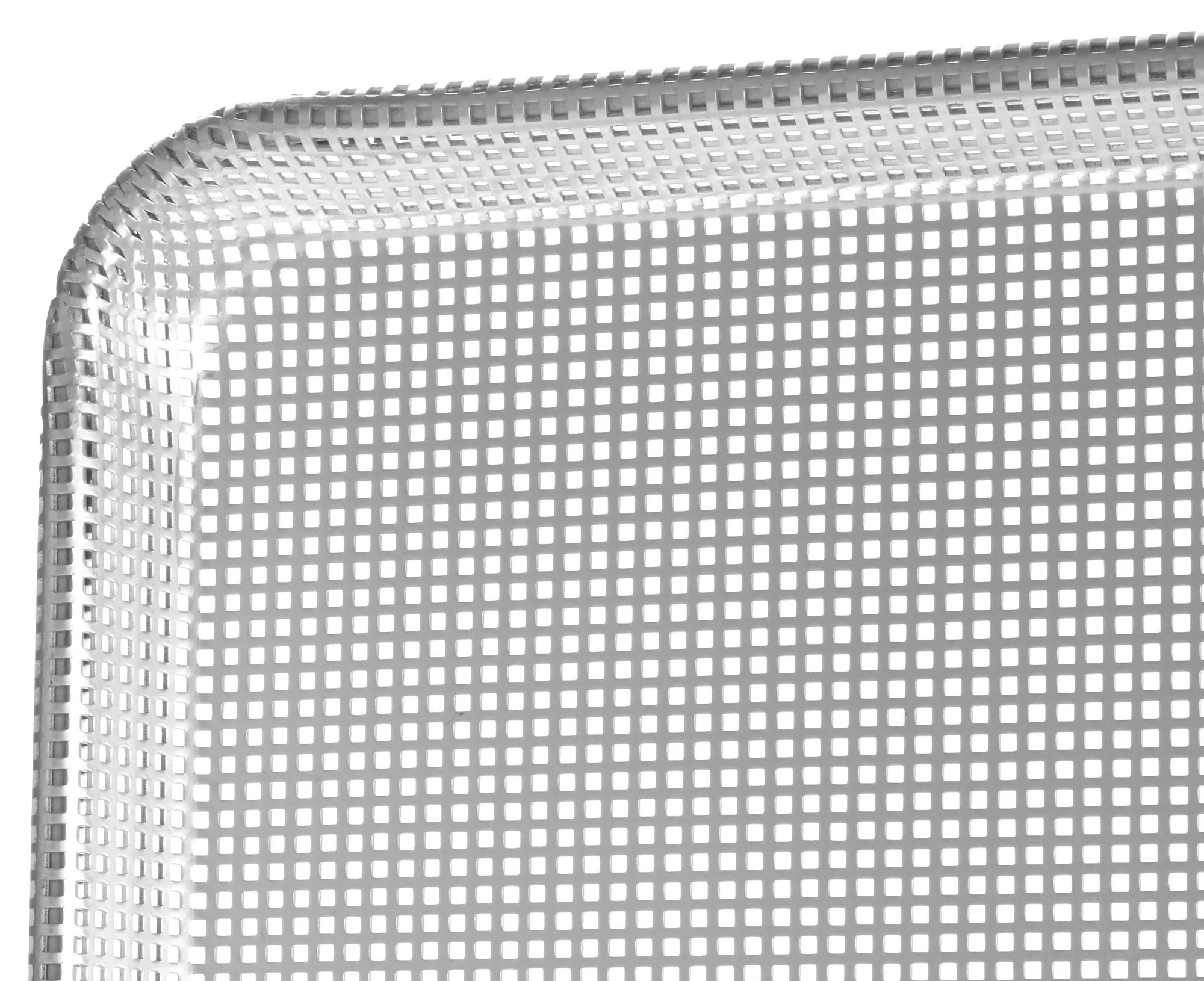 Winco ALXN-1826P 26 Inch Full-Size Perforated Sheet Pan 16 Gauge Aluminum with Glazed Finish - Image 3