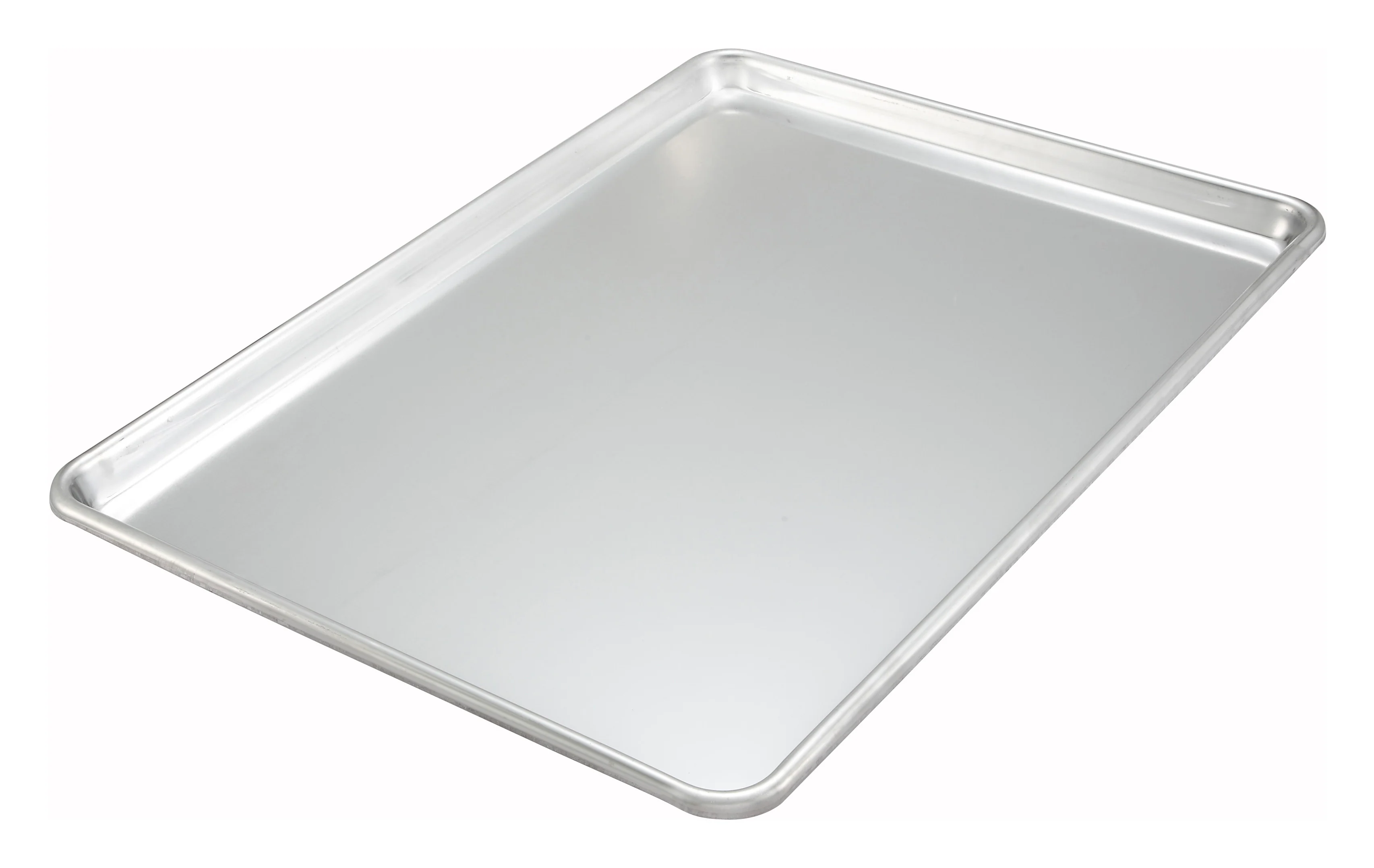Winco ALXP-1200 26 Inch Full Size Sheet Pan 12 Gauge Aluminum Uncoated with Open Bead