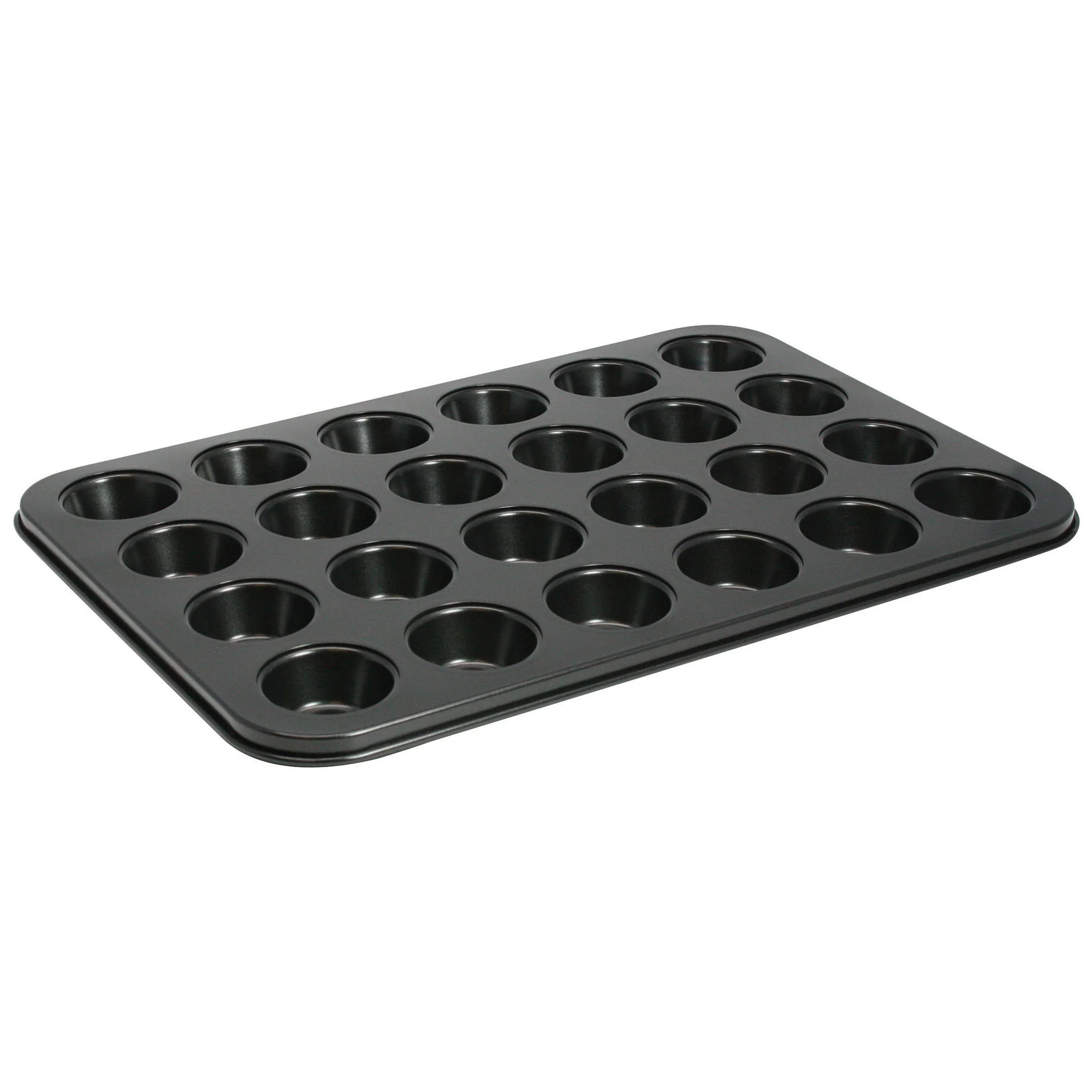 Winco AMF-24MNS 13-3/4 Inch Mini Muffin Pan PFOA-free Non-stick Carbon Steel - Image 2