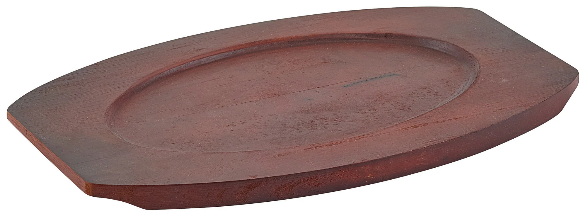 Winco APL-11UL 11 Inch Oval Underliner for Sizzling Platter Wood - Image 3