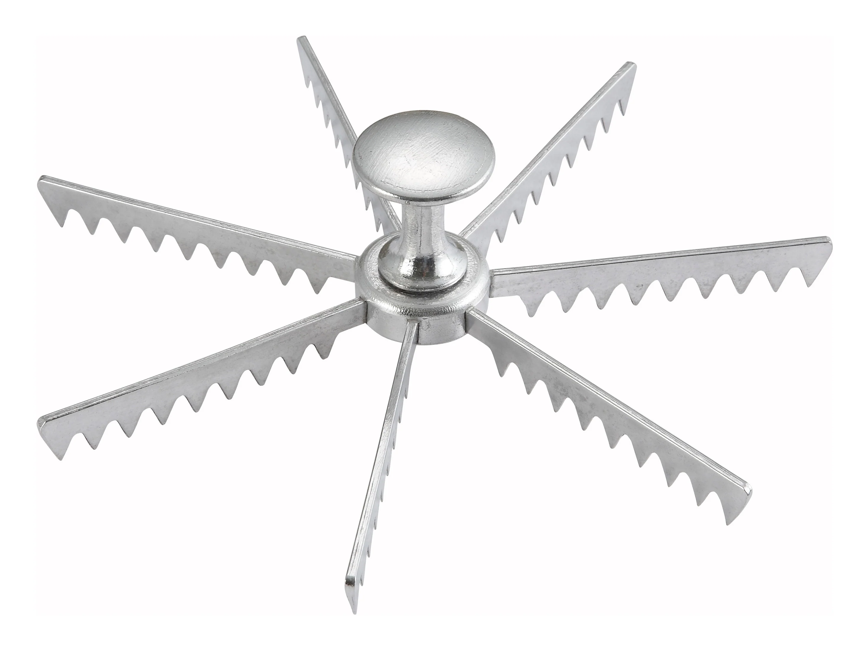 Winco APM-07 7 Cut Pie and Cake Marker Aluminum with Durable Design - Image 2