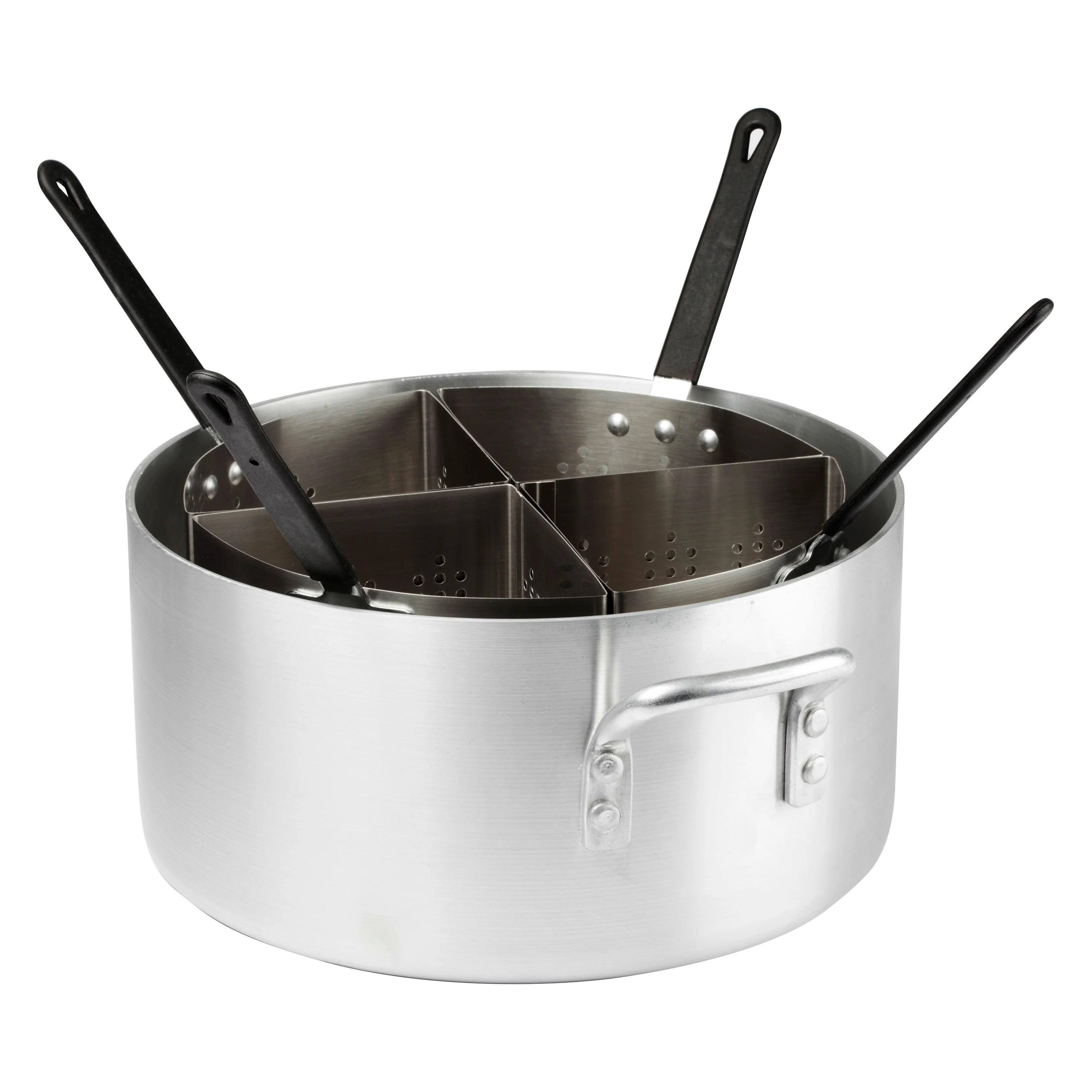 Winco APS-20 20 Quart Pasta Cooker with Stainless Steel Insets - Image 2