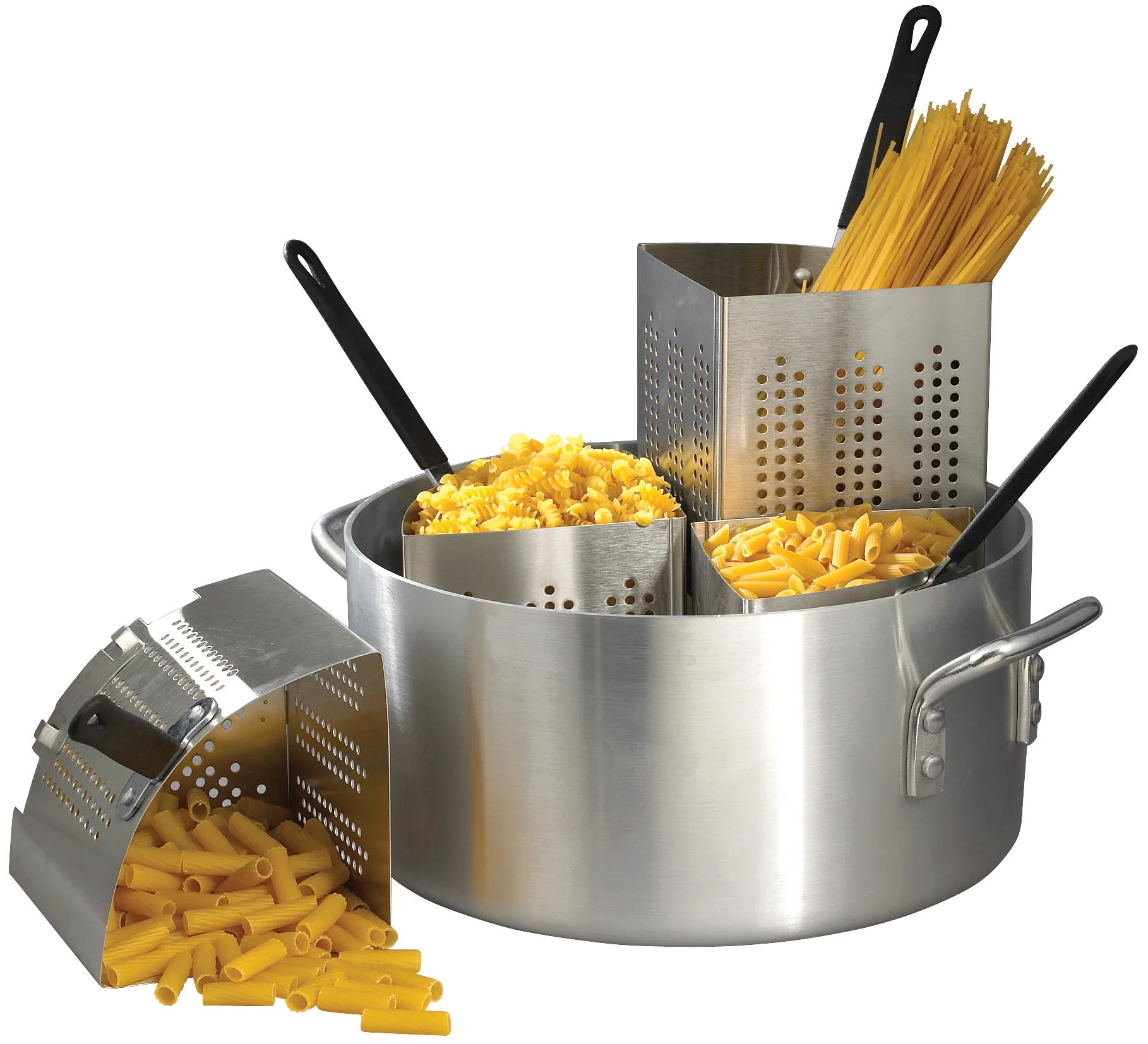 Winco APS-20 20 Quart Pasta Cooker with Stainless Steel Insets - Image 5