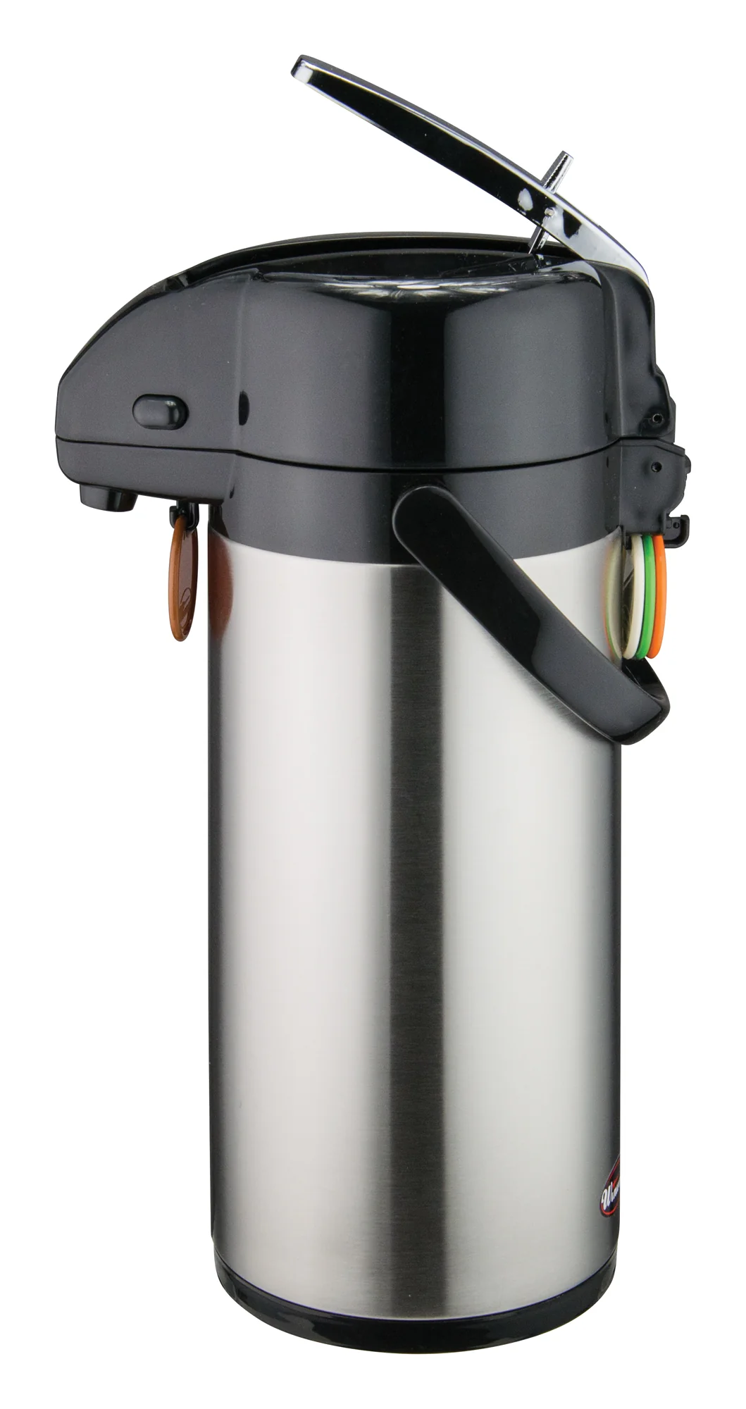 Winco APSK-725 2.5 Liter Airpot Lever-Top Double Wall Insulated Stainless Steel - Image 5