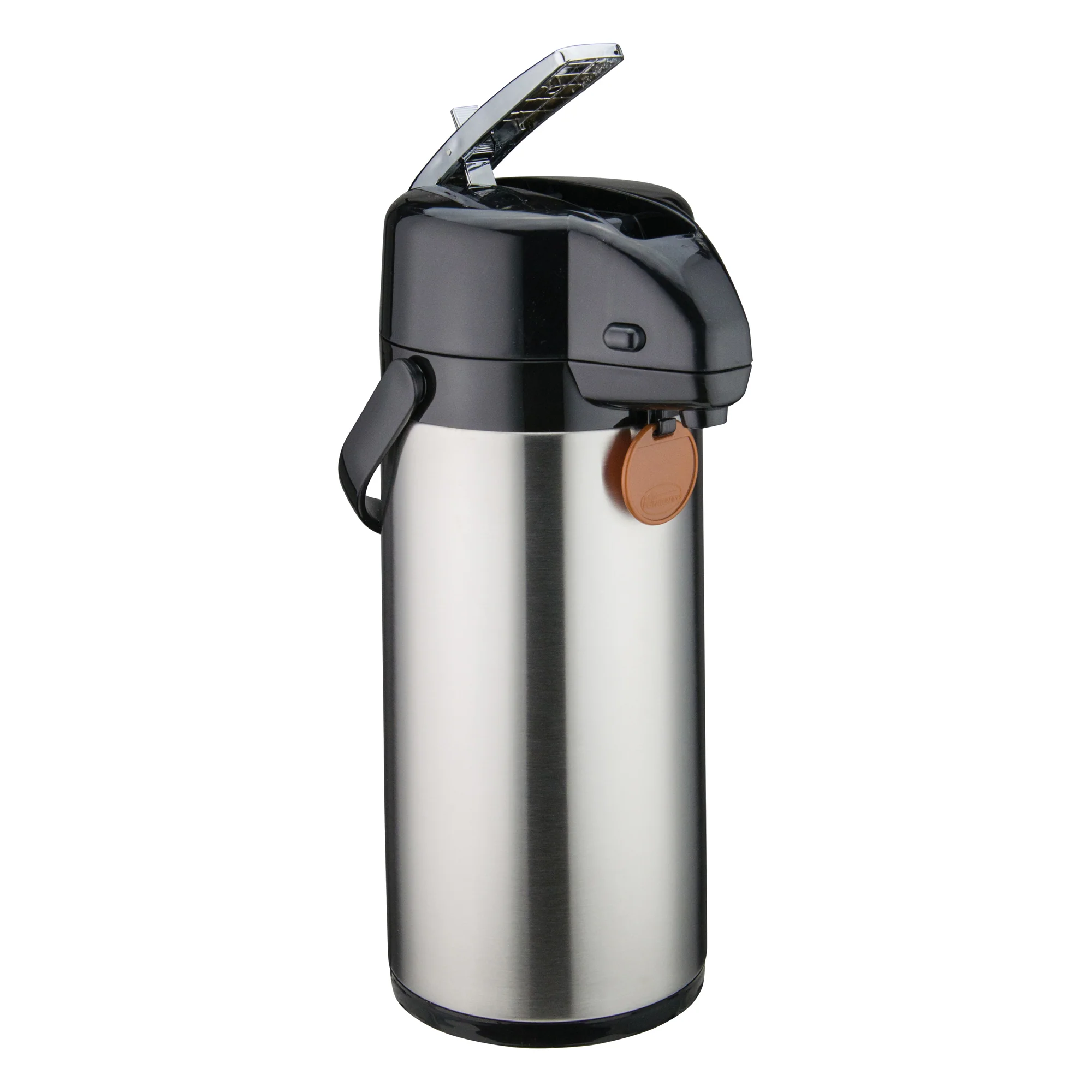 Winco APSK-725 2.5 Liter Airpot Lever-Top Double Wall Insulated Stainless Steel - Image 6