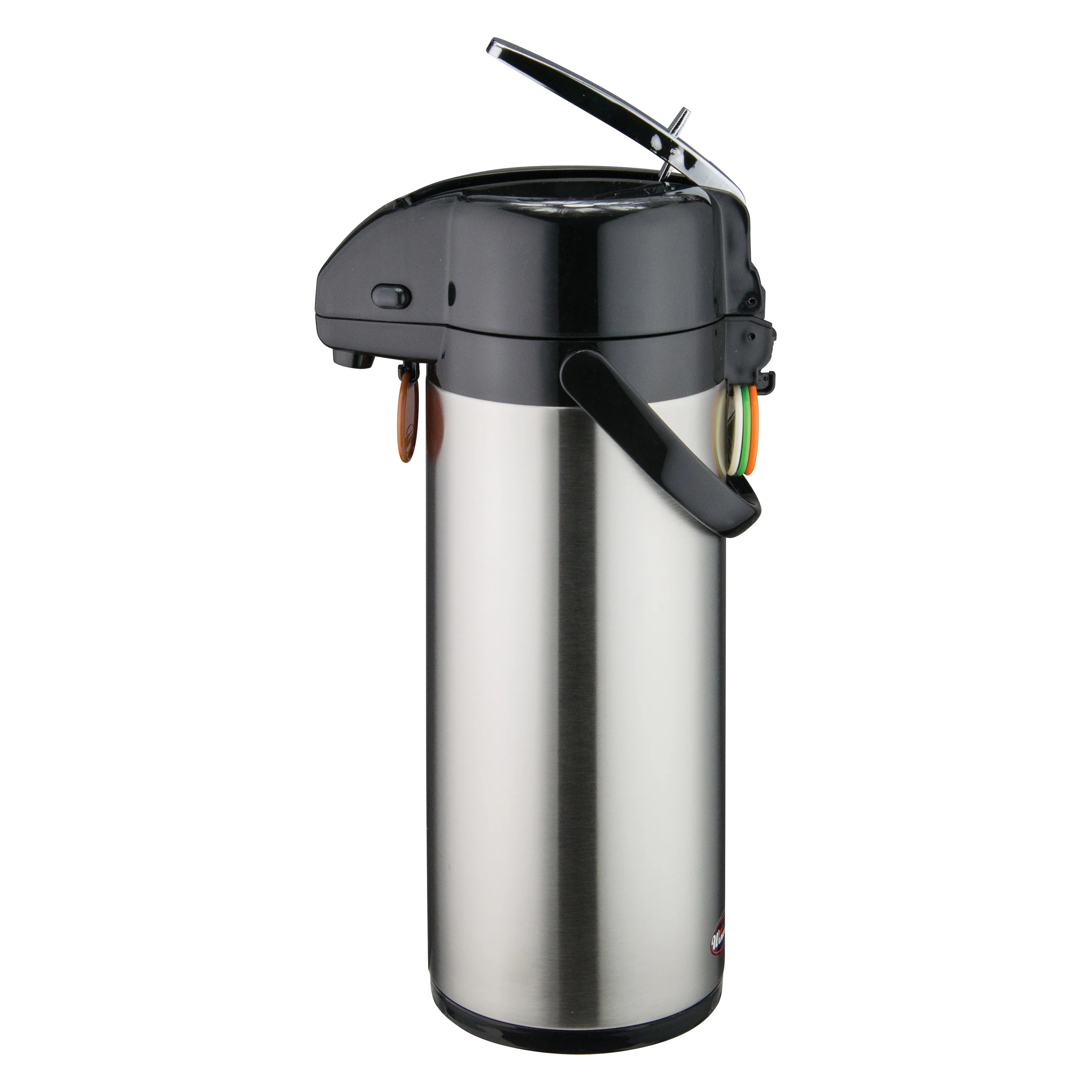 Winco APSK-730 3.0 Liter Lever-Top Double Wall Insulated Airpot Stainless Steel - Image 2