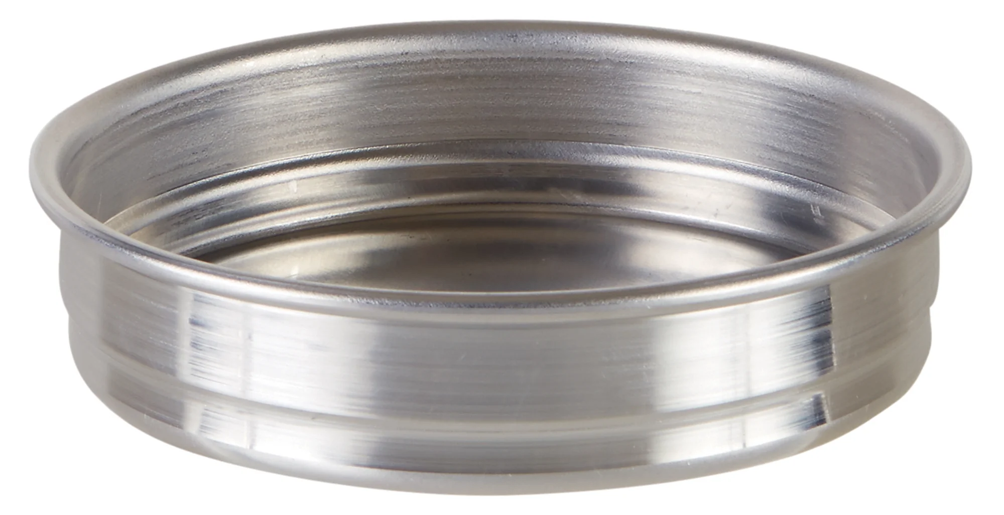 Winco APZK-0615 6 Inch Diameter Aluminum Pizza Pan Round Stackable - Image 3