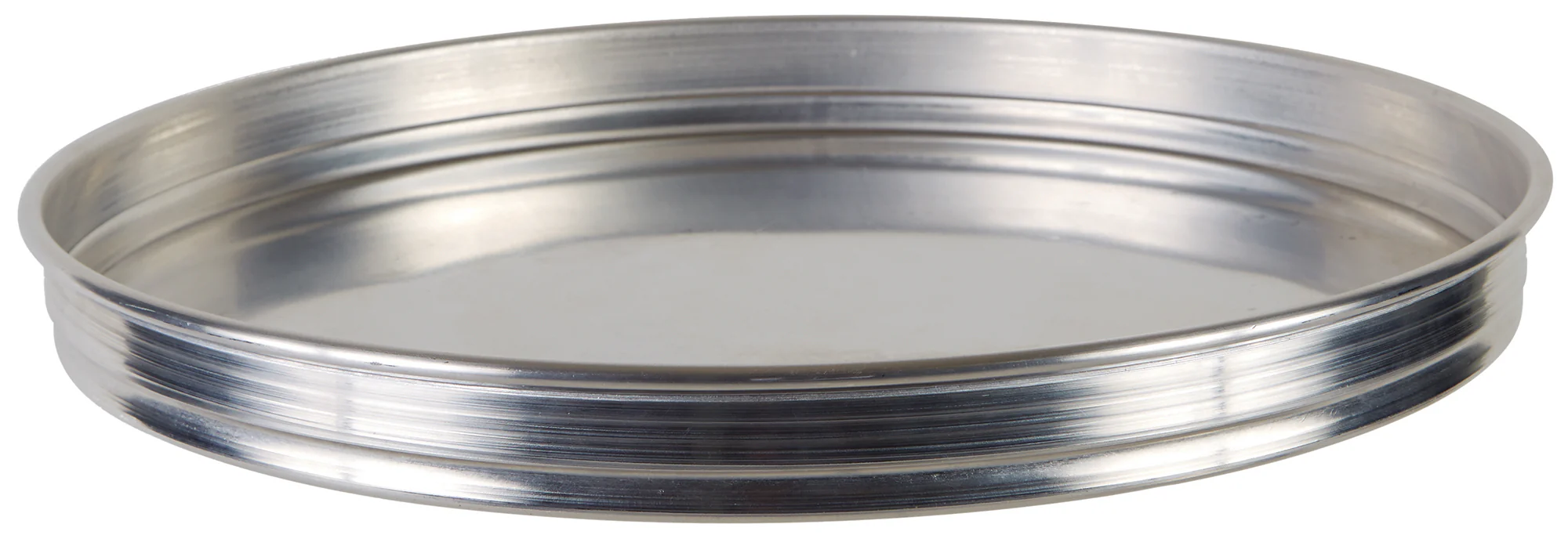 Winco APZK-1615 16 Inch Diameter Aluminum Pizza Pan Deep Dish Round Stackable