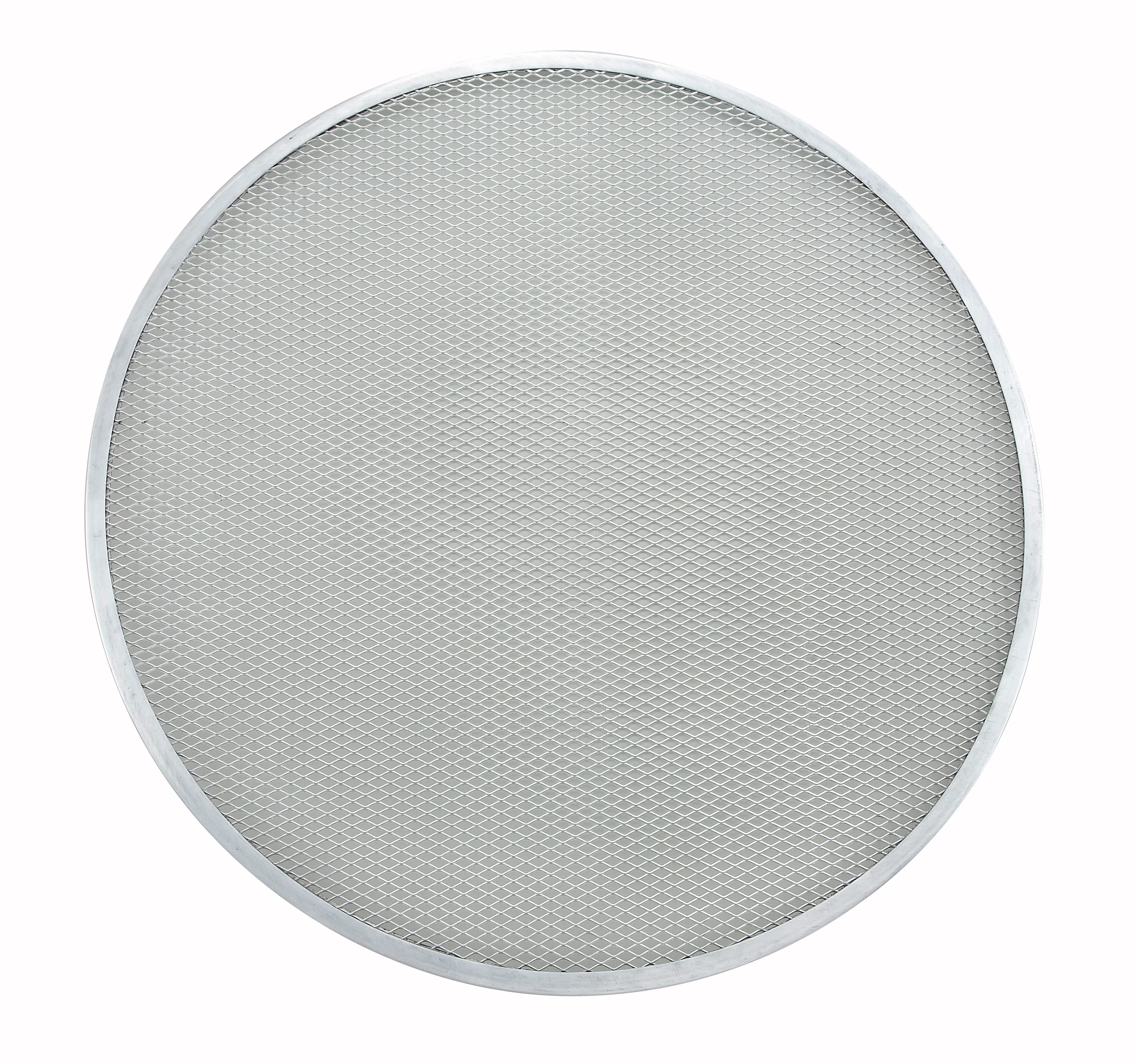 Winco APZS-17 17 Inch Diameter Seamless Aluminum Pizza Screen Round - Image 2