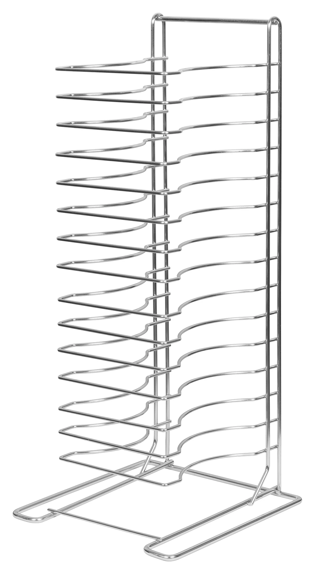 Winco APZT-1015 12 Inch 15-tier Pizza Rack Stainless Steel with Welded Design - Image 2