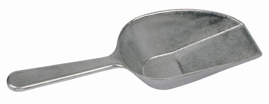 Winco ASFB-7 7 Oz Scoop Aluminum Flat Bottom Hand Wash Only