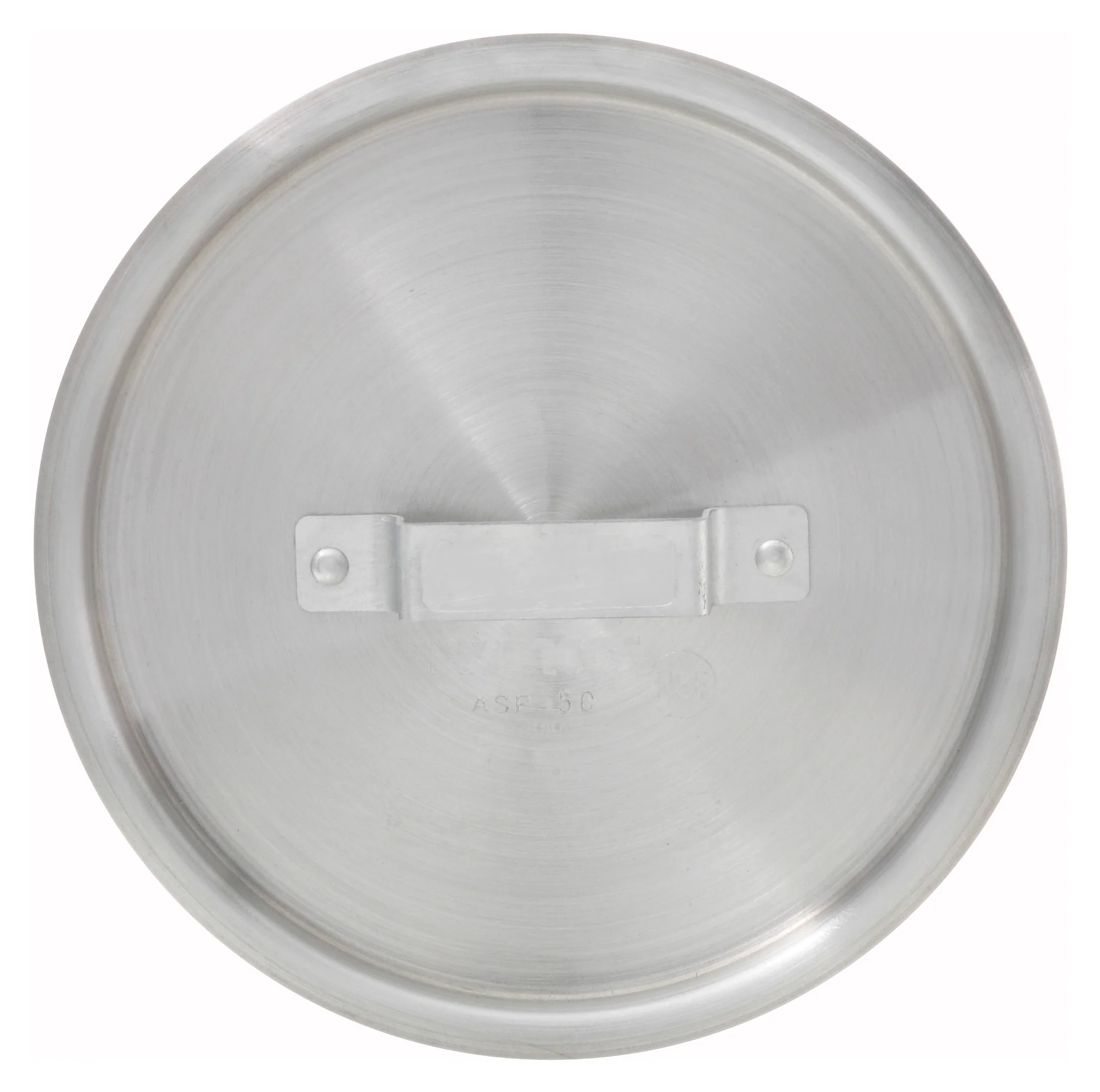 Winco ASP-4C 9 Inch Diameter Round Cover with Handle Aluminum