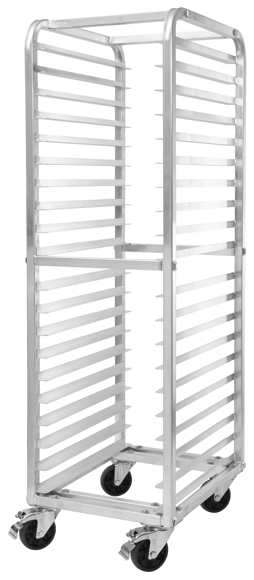 Winco AWRK-20HBK 21 Inch Mobile Full Height Sheet Pan Rack Aluminum with 1000 lb Capacity - Image 3
