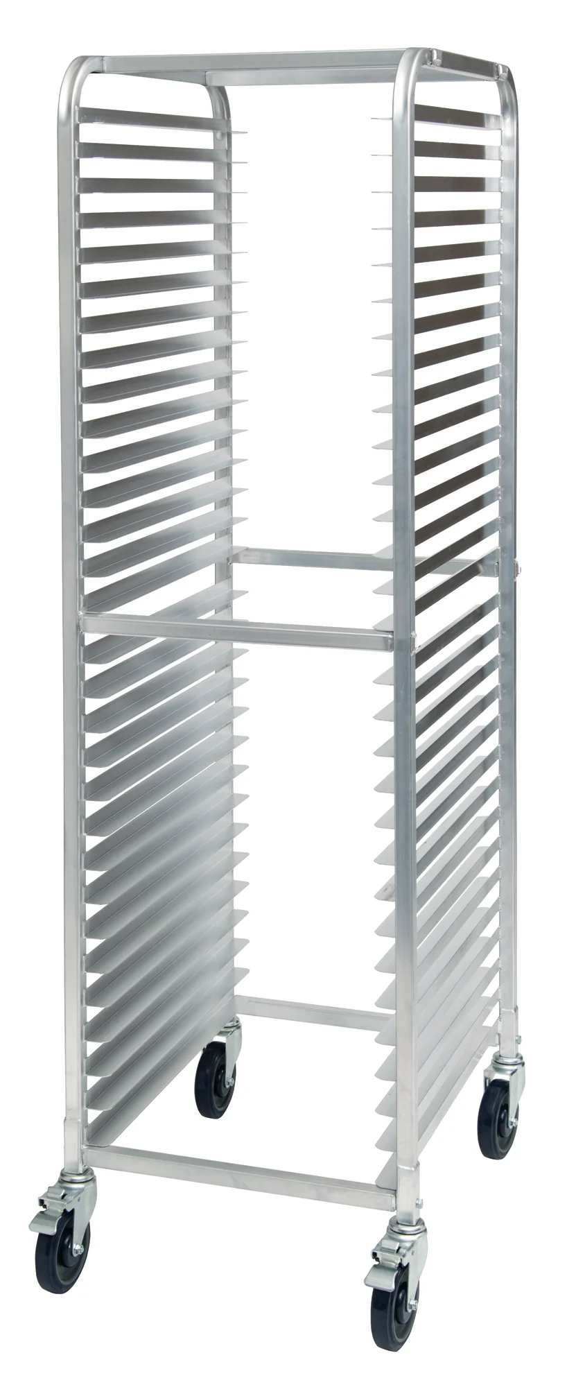 Winco AWRK-30 21 Inch Mobile Full Height Pan Rack Aluminum with 30 Sheet Pans
