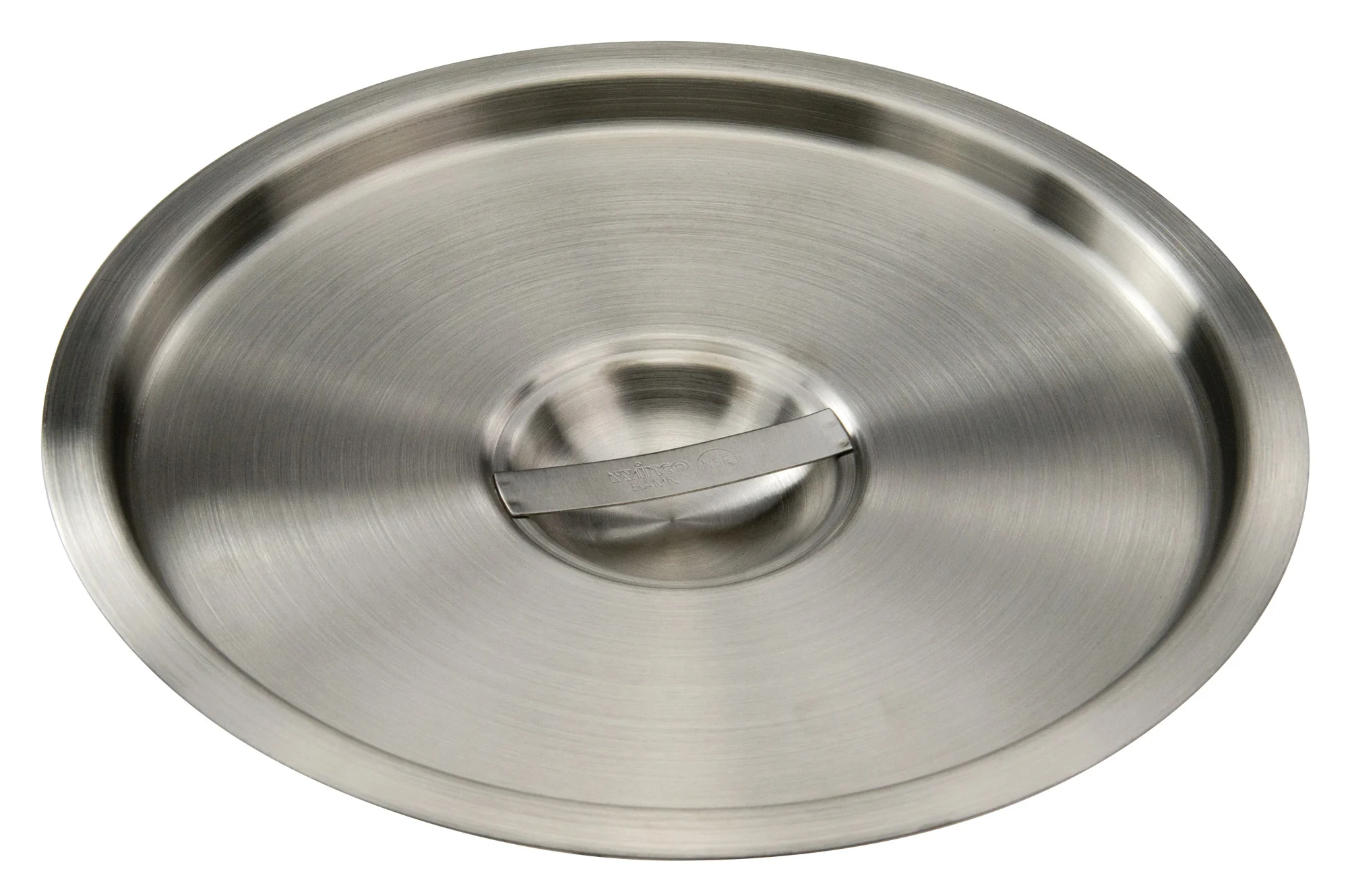Winco BAMN-12C 12 Quart Bain Marie Lid to Stainless Steel Satin Finish - Image 2
