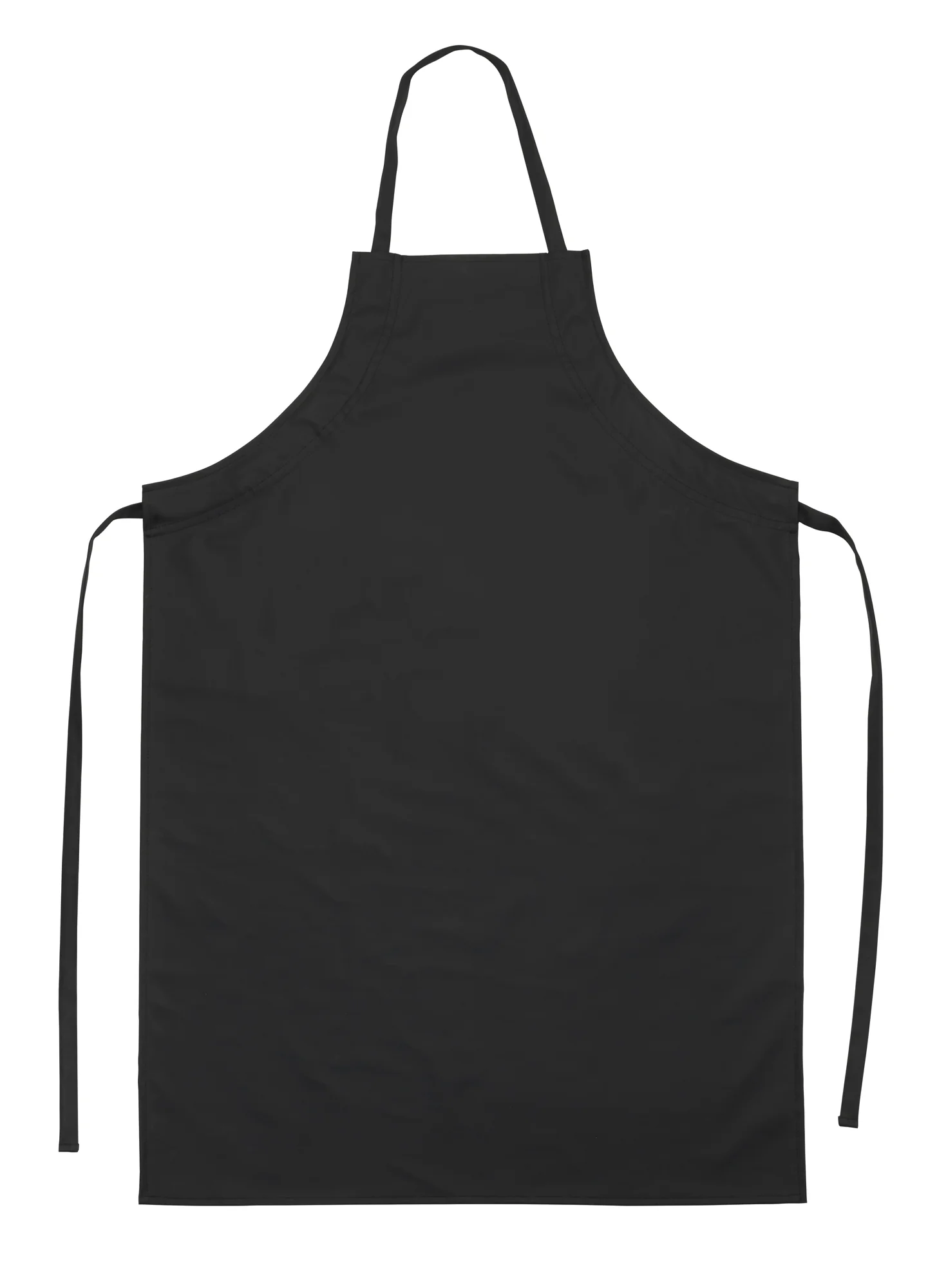 Winco BAW-2540BK 27-1/2 Inch Lightweight Dishwashing Apron Black Nylon PVC - Image 2
