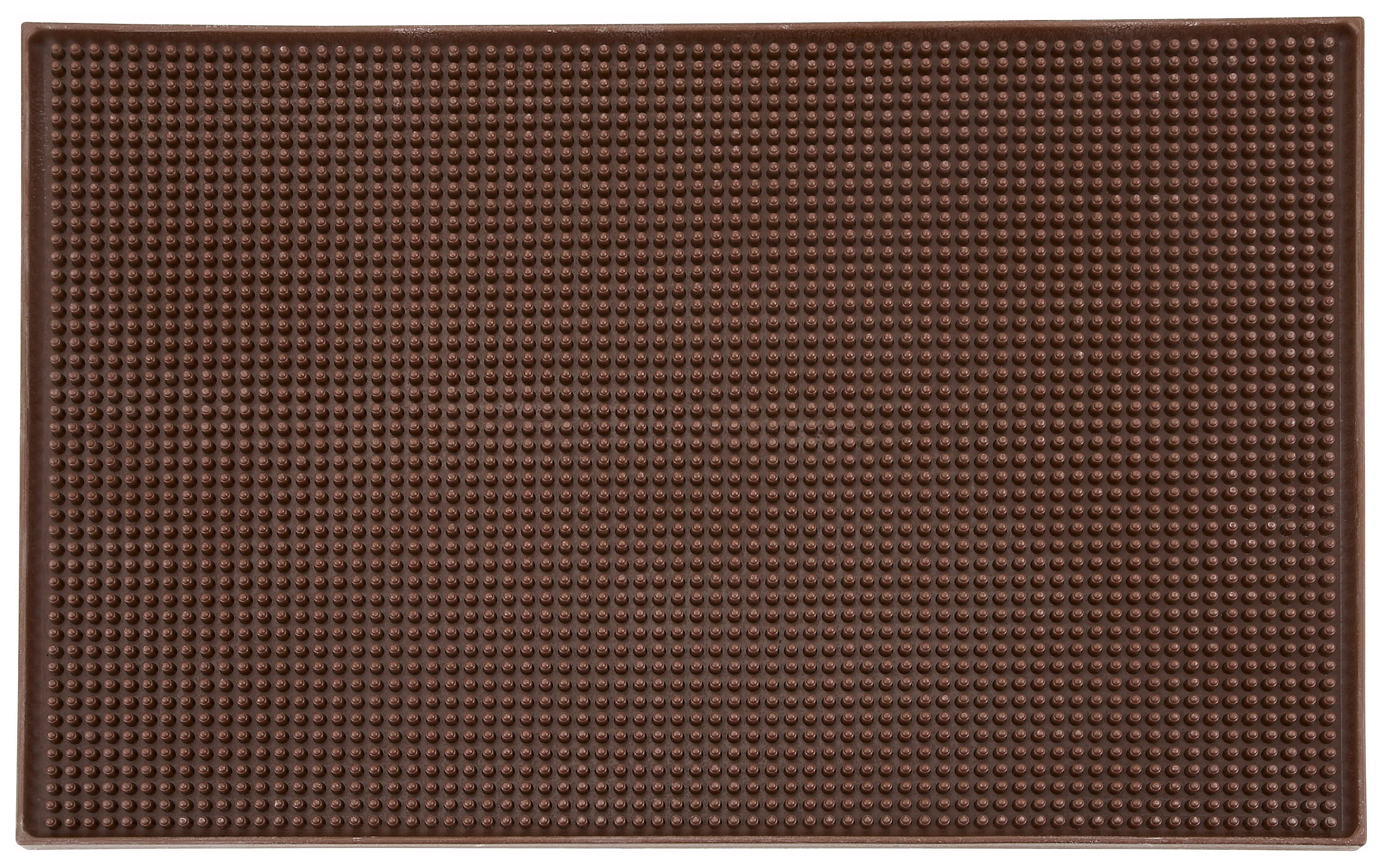 Winco BM-1812B 18 Inch Brown Rubber Service Mat with NSF Certification