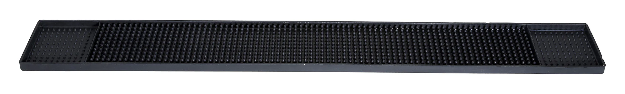 Winco BM-327K 27 Inch Rubber Bar Mat NSF Black with Slip-Resistant Surface