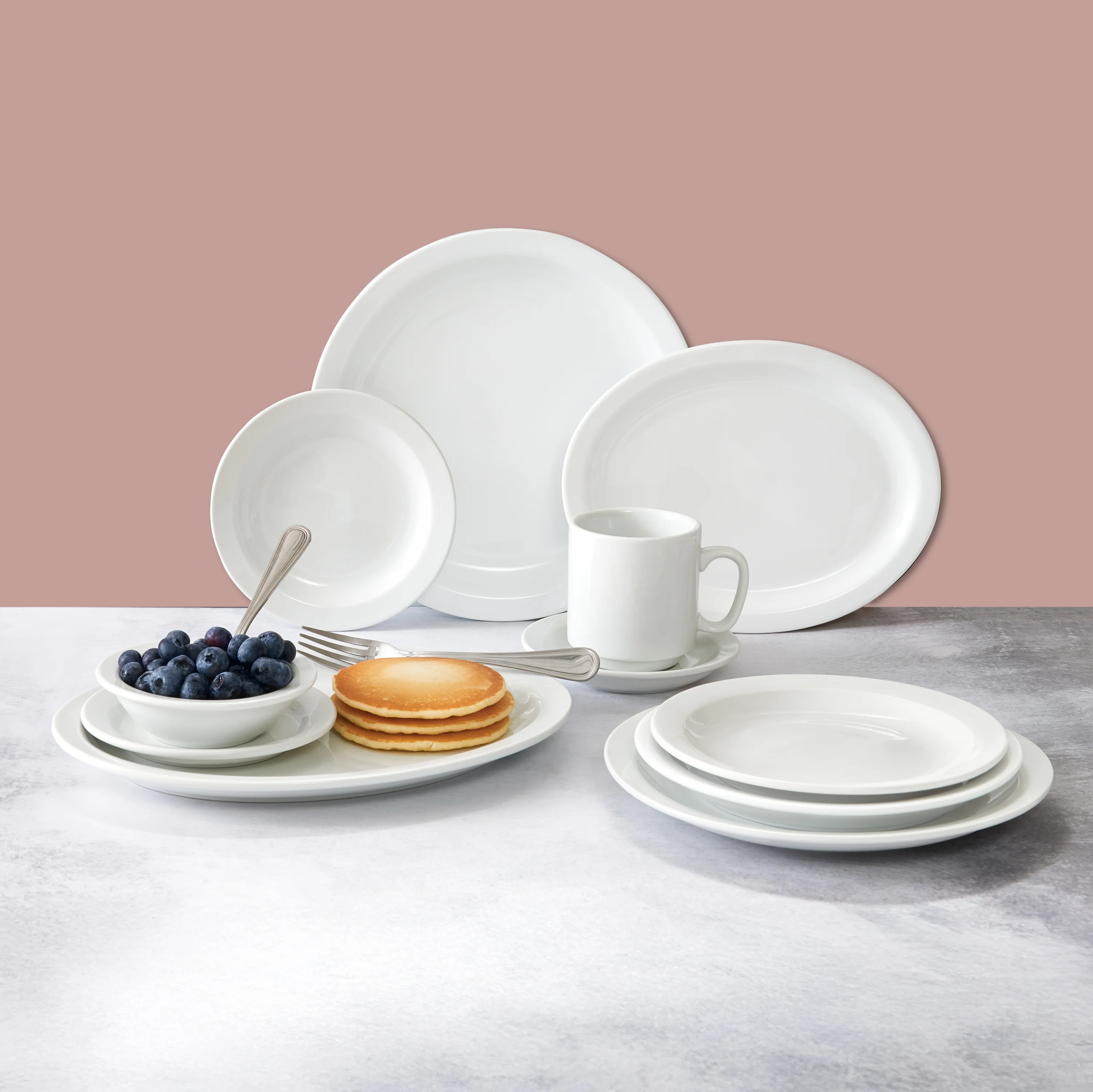 Winco BPO-10NR Birkhall Platter 10"L X 8"W X 3/4"H - Image 2