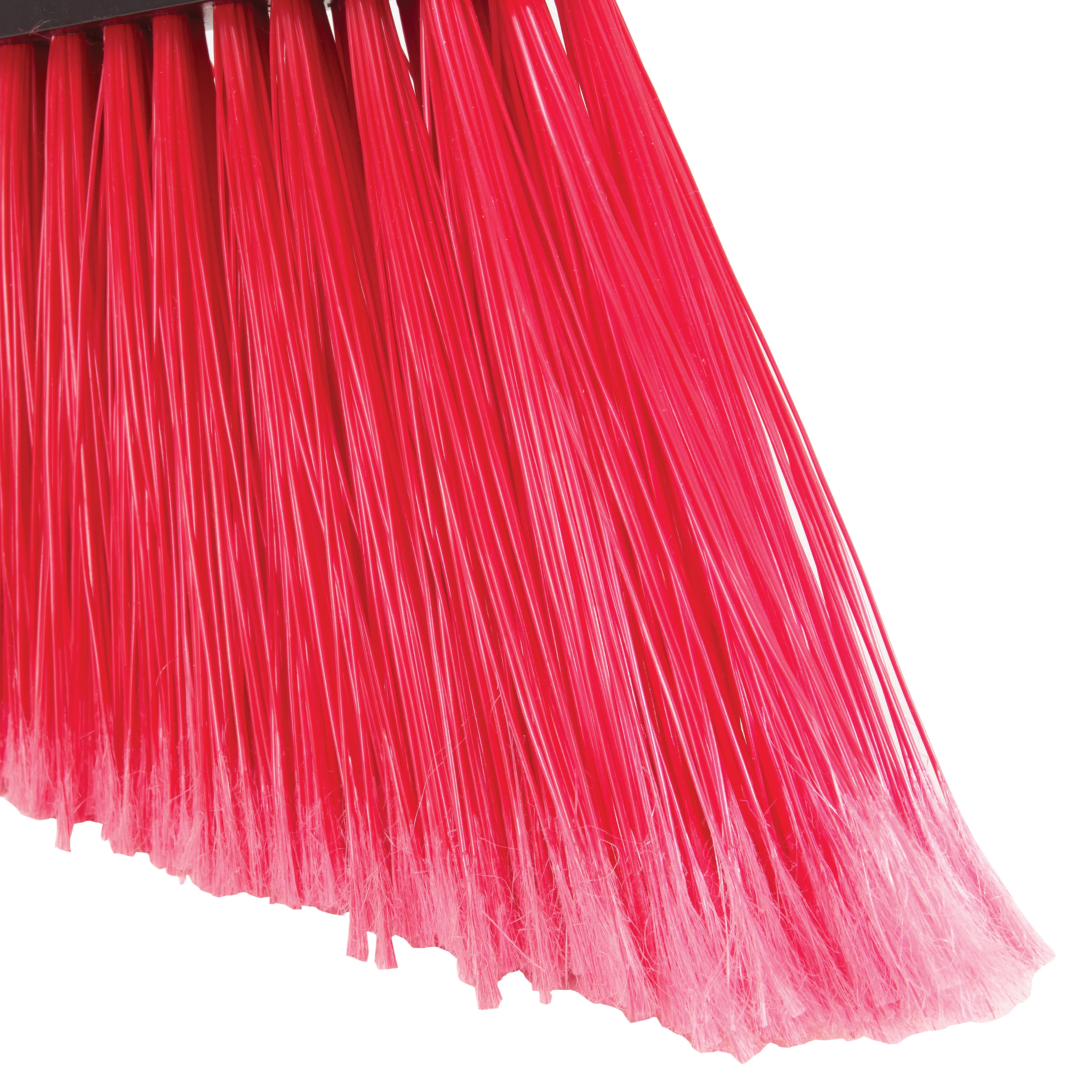 Winco BRAF-9R Broom Head Medium Duty Flagged Red Bristle - Image 3