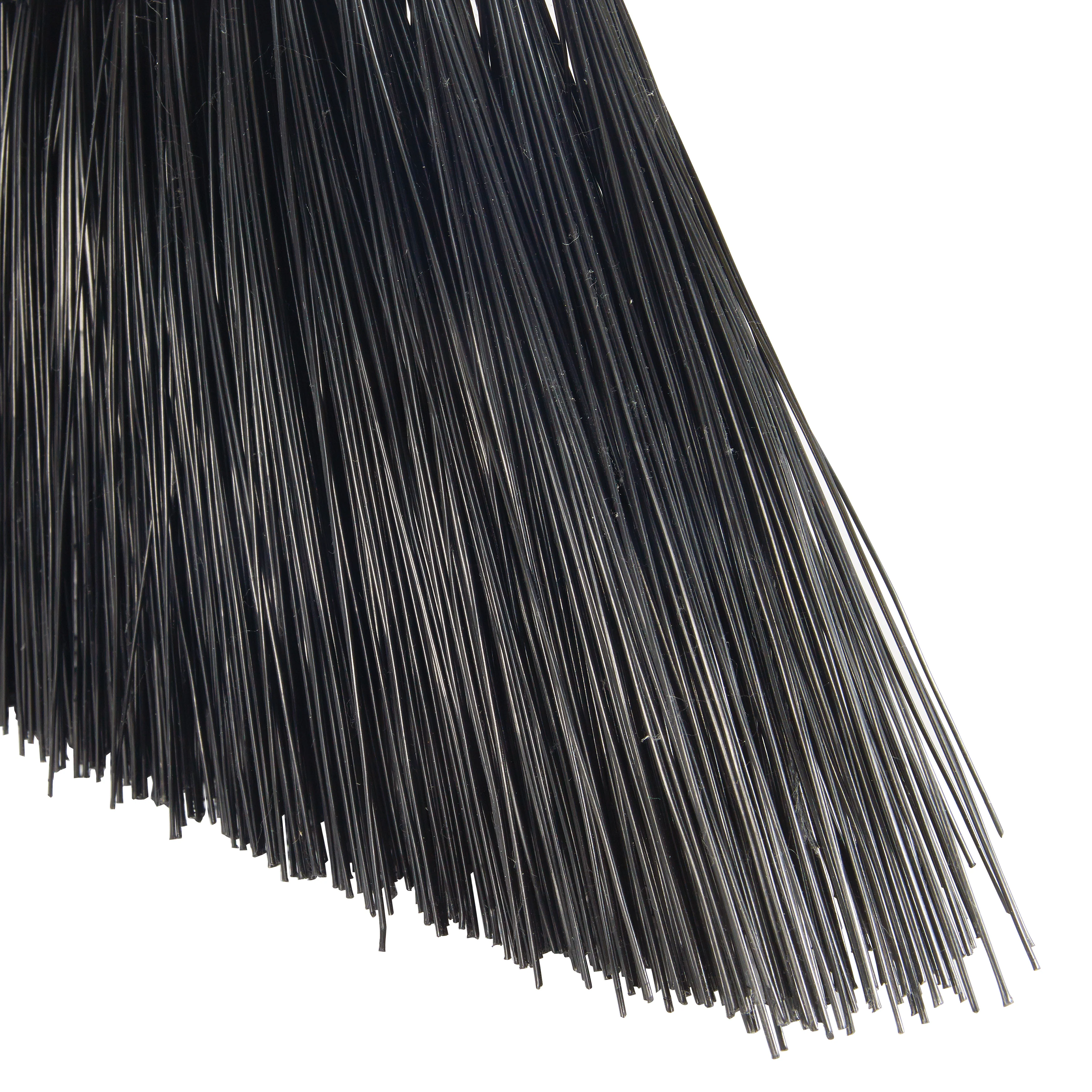 Winco BRAU-9K Broom Head Heavy Duty Black Bristle Unflagged - Image 4