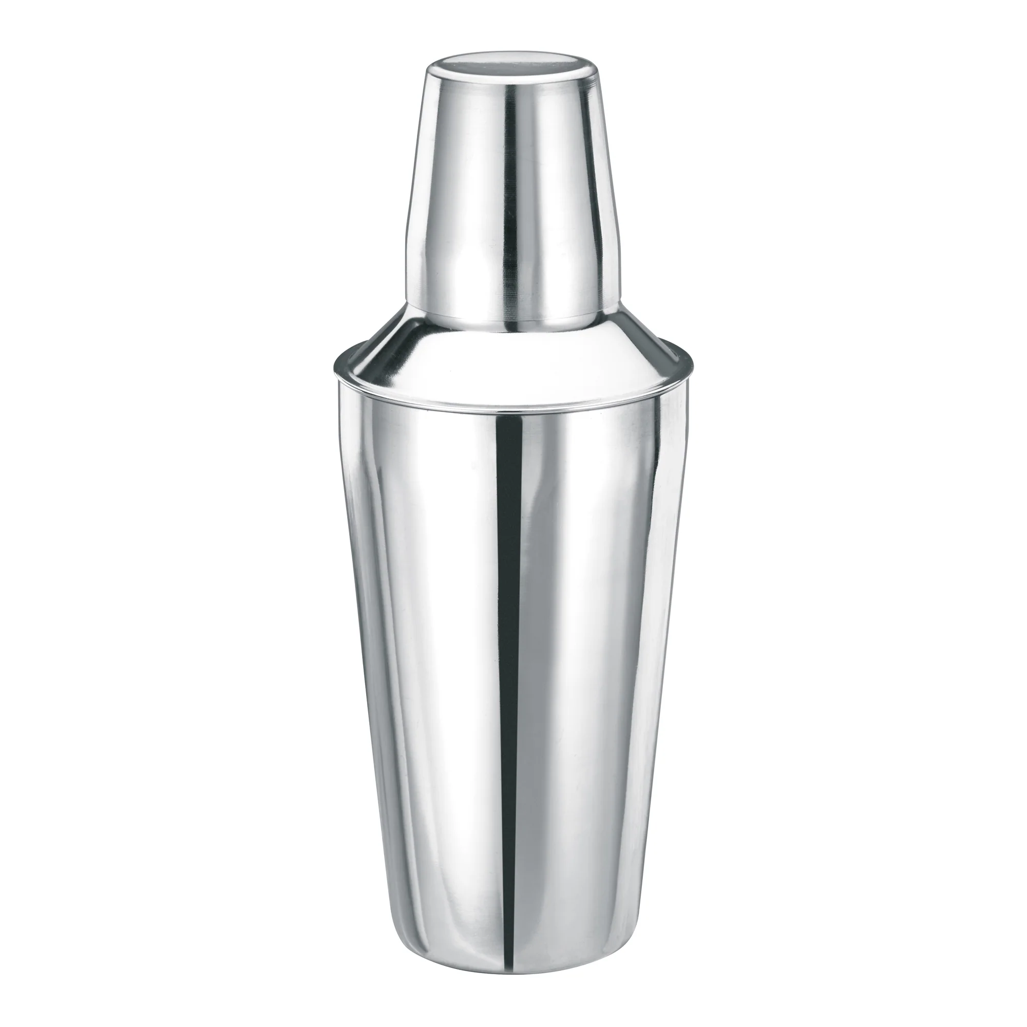 Winco BS-1P 16 Oz Bar Cocktail Shaker Set Stainless Steel Cap Strainer Cup