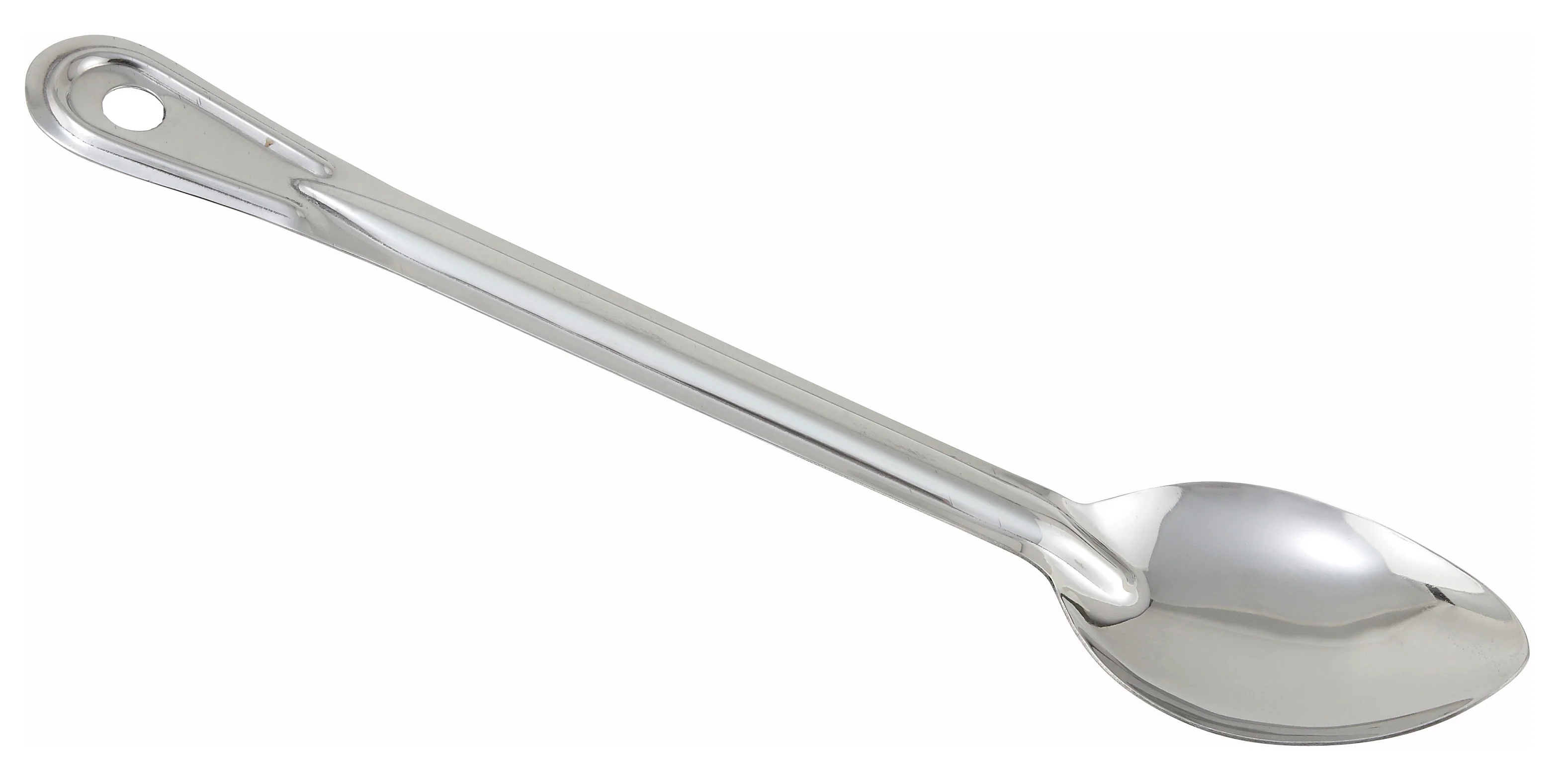 Winco BSON-11 11 Inch Long Basting Spoon Solid Stainless Steel with Prime