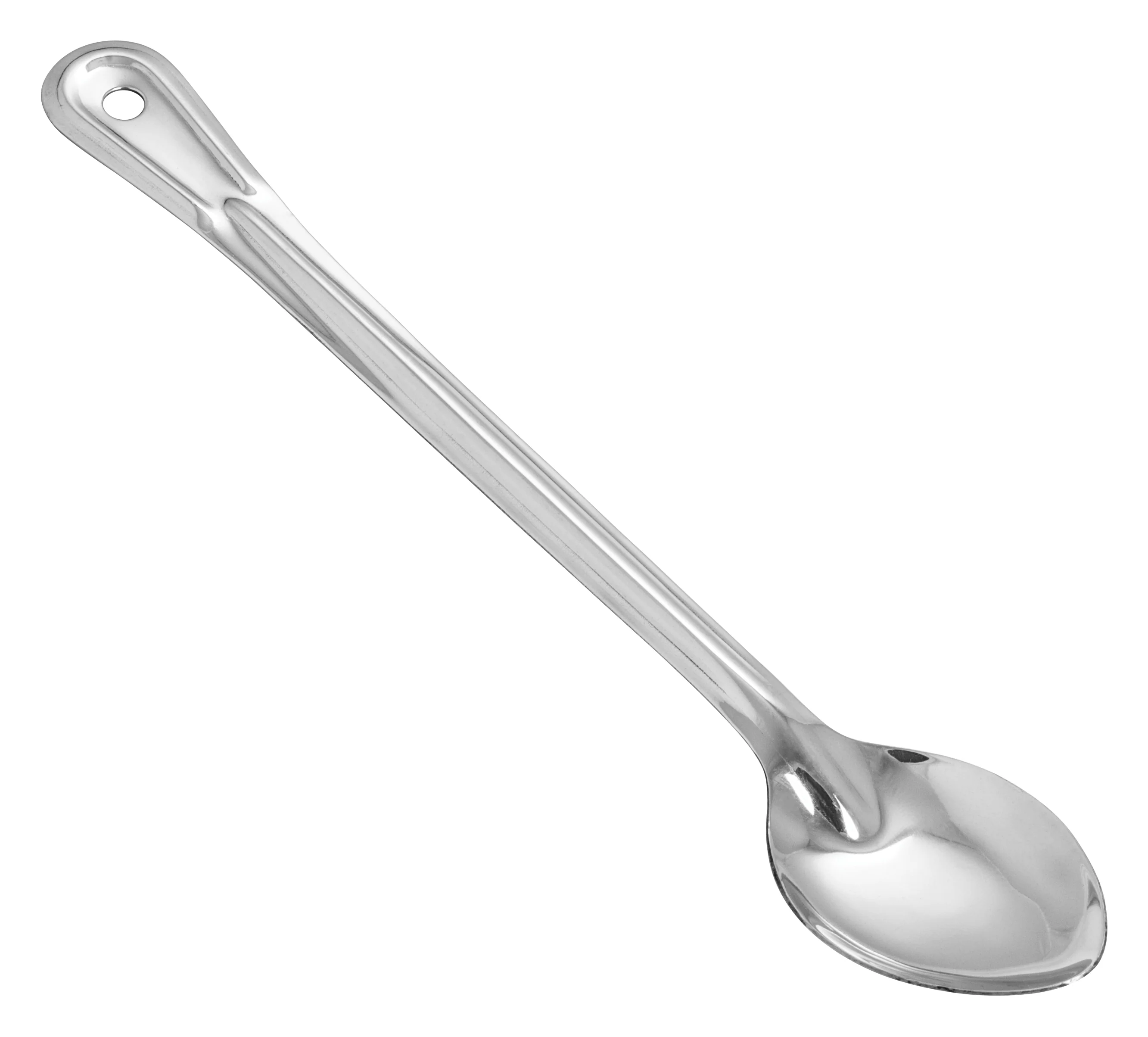 Winco BSOT-15H 15 Inch Basting Spoon Solid Stainless Steel with 1.5 mm Thickness - Image 2