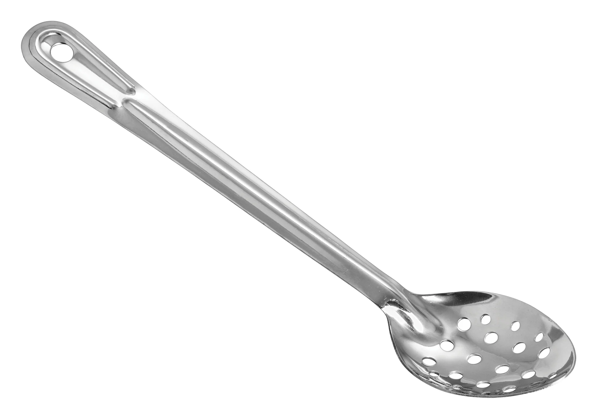 Winco BSPT-13 13 Inch Basting Spoon Perforated with Stainless Steel - Image 2