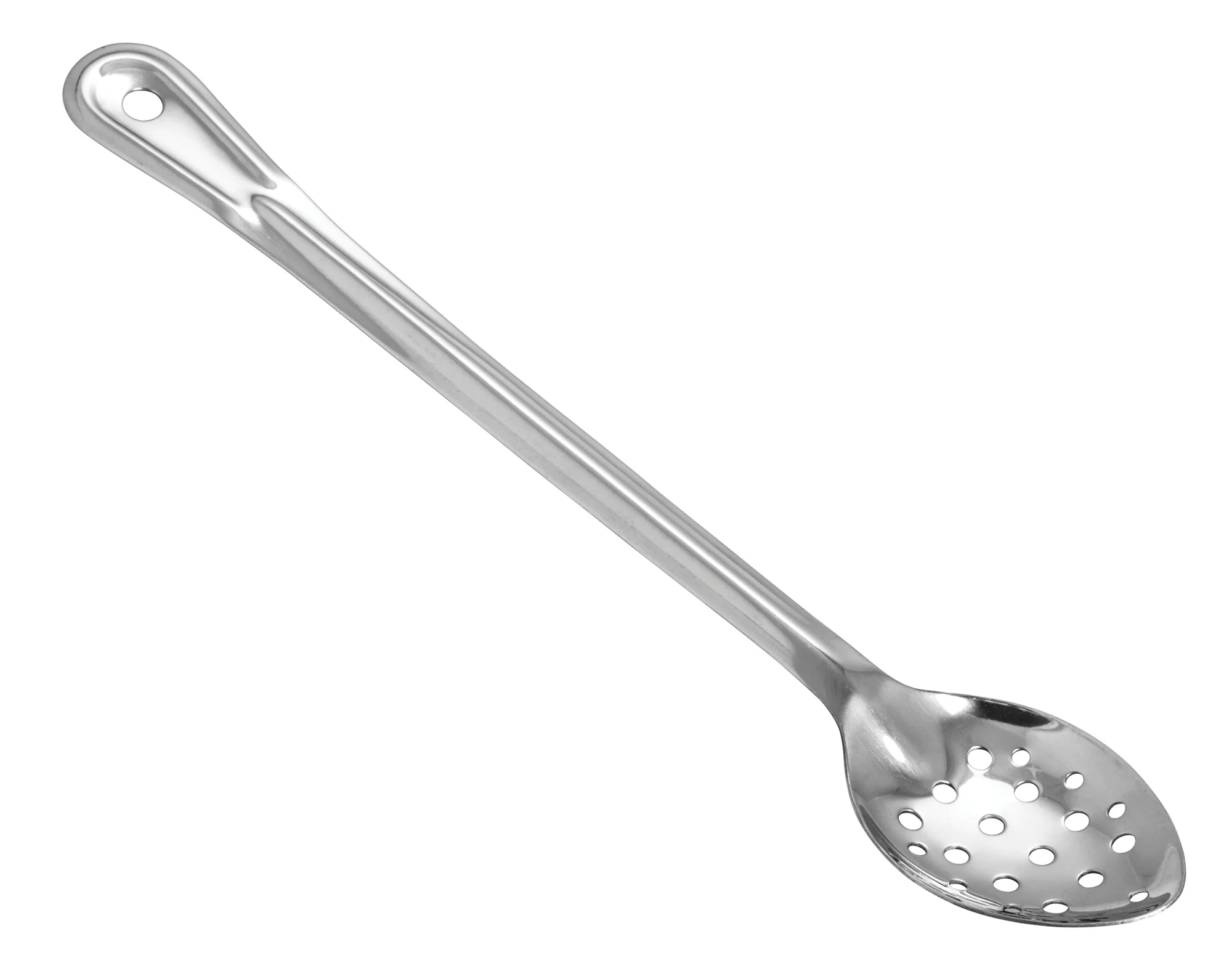 Winco BSPT-15 15 Inch Perforated Serving Spoon Stainless Steel with Durable Design - Image 2